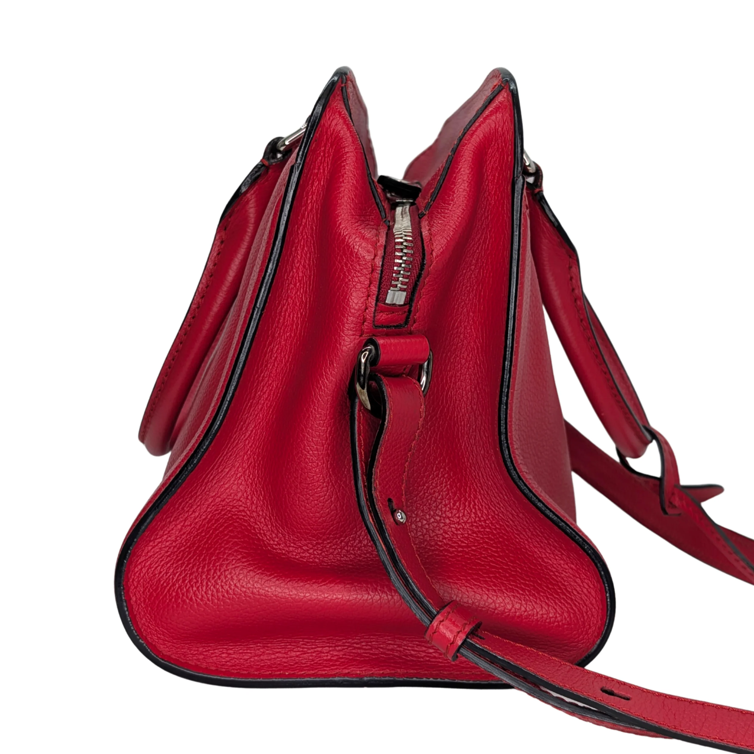 Alexander McQueen Padlock Skull Tote Bag Red - Image 4