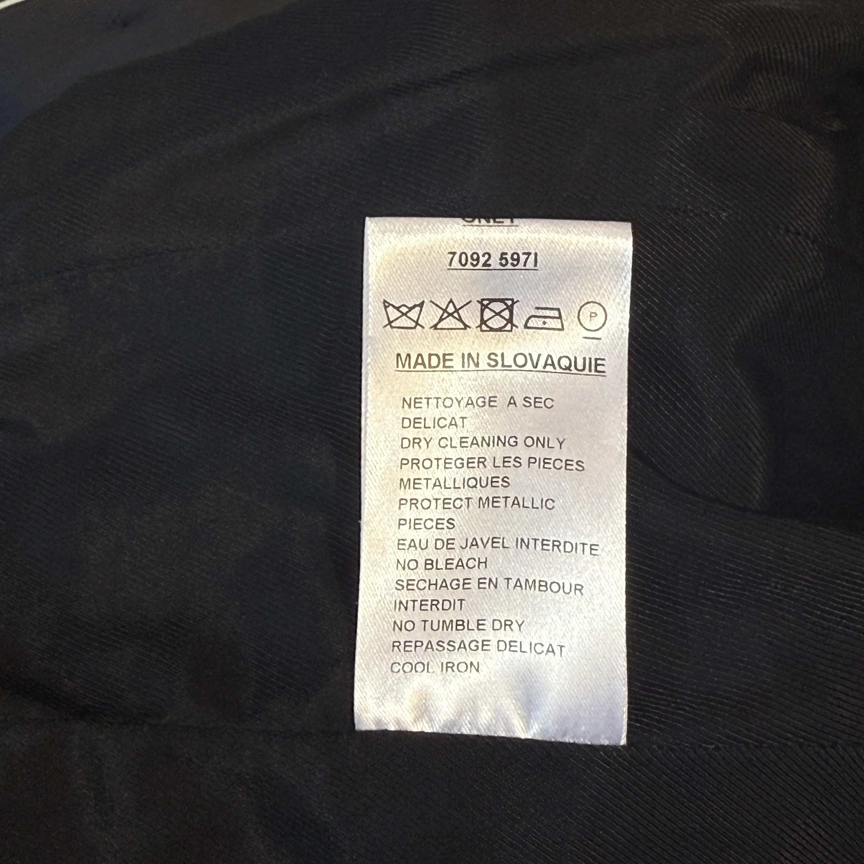 Balmain Satin Marble Jacket Blazer Womens 40 - Image 7