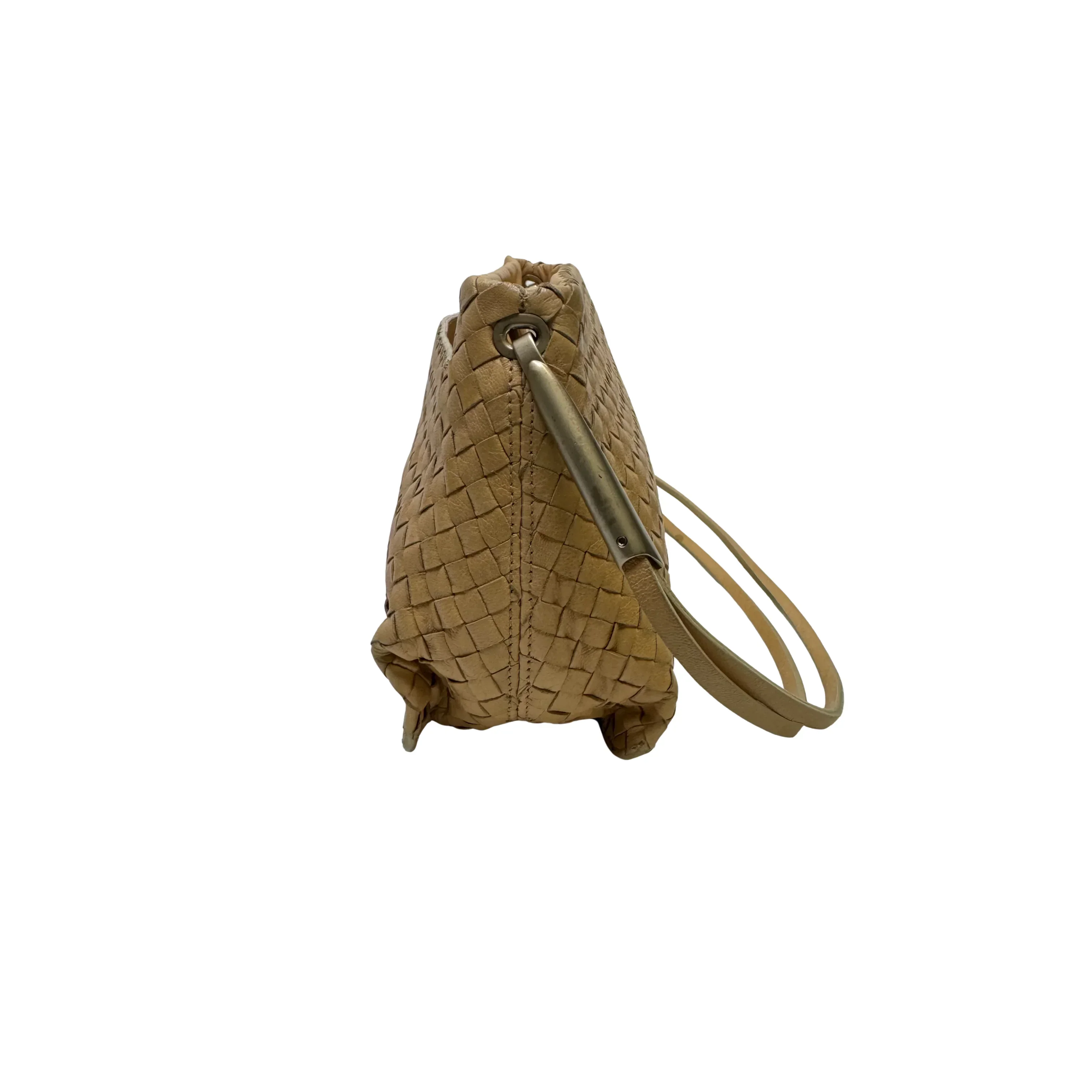 Bottega Veneta Intrecciato Shoulder Bag beige - Image 4