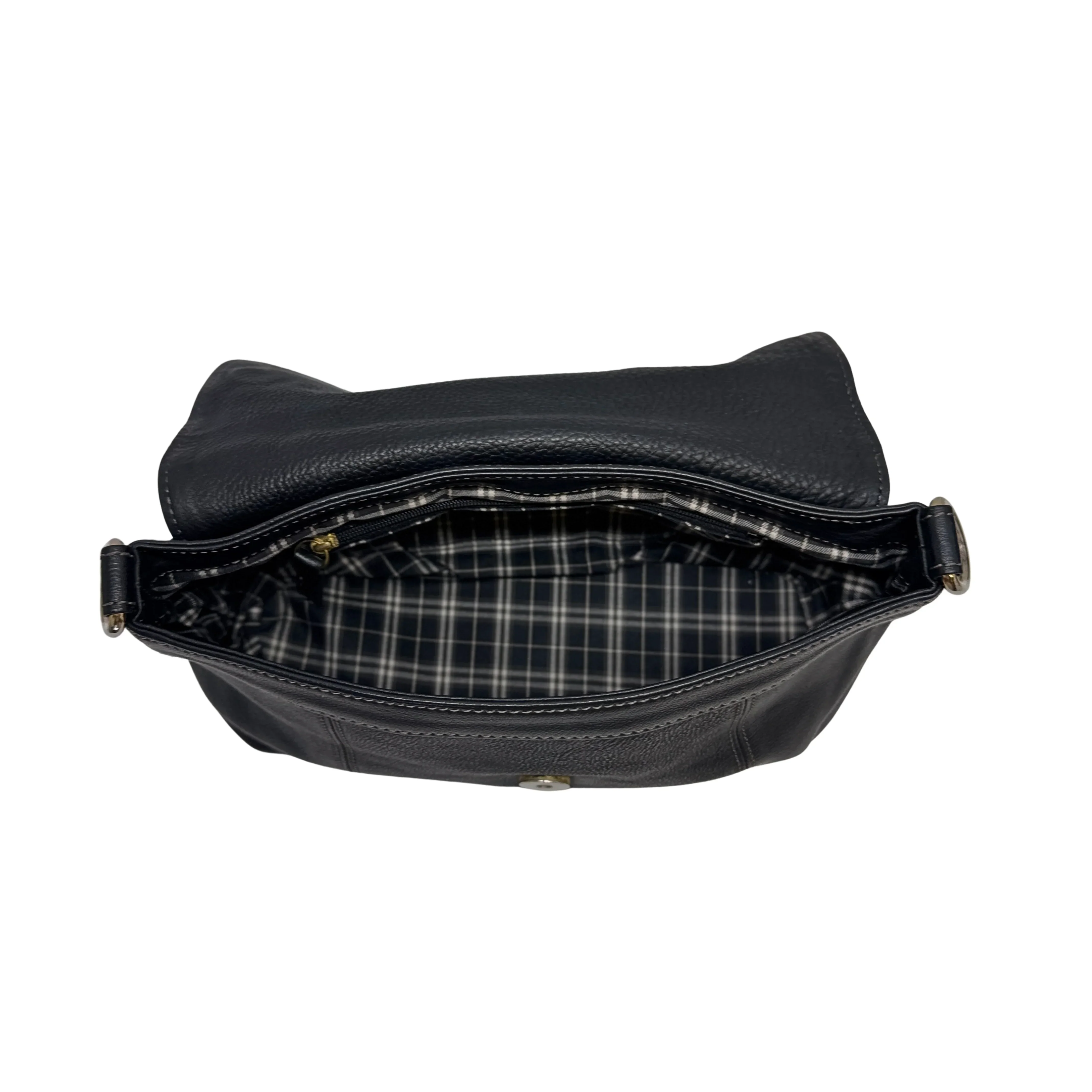 Burberry Blue Label Crossbody Bag Leather Black - Image 8