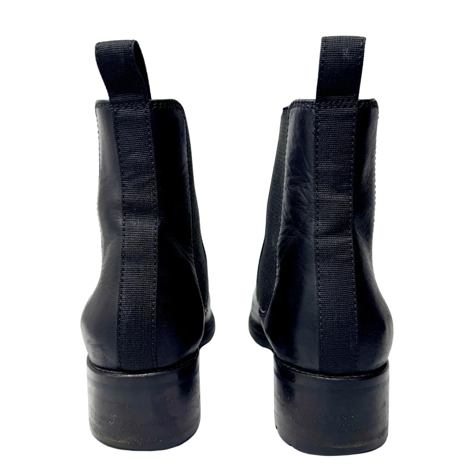 Chanel Black Calfskin Elastic Ankle Boots – Size 36 - Image 3