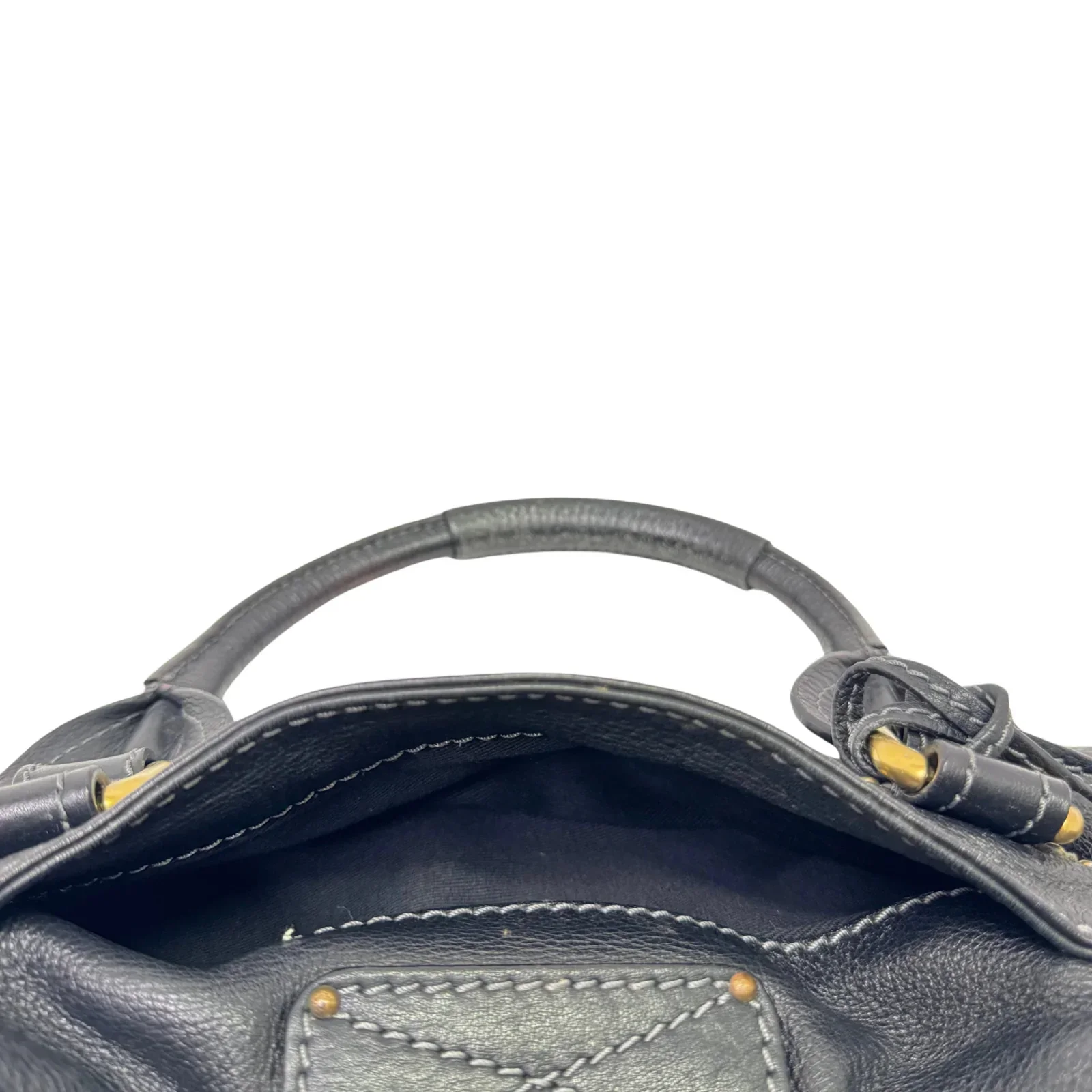 Chloe Paddington Leather Bag Black - Image 18