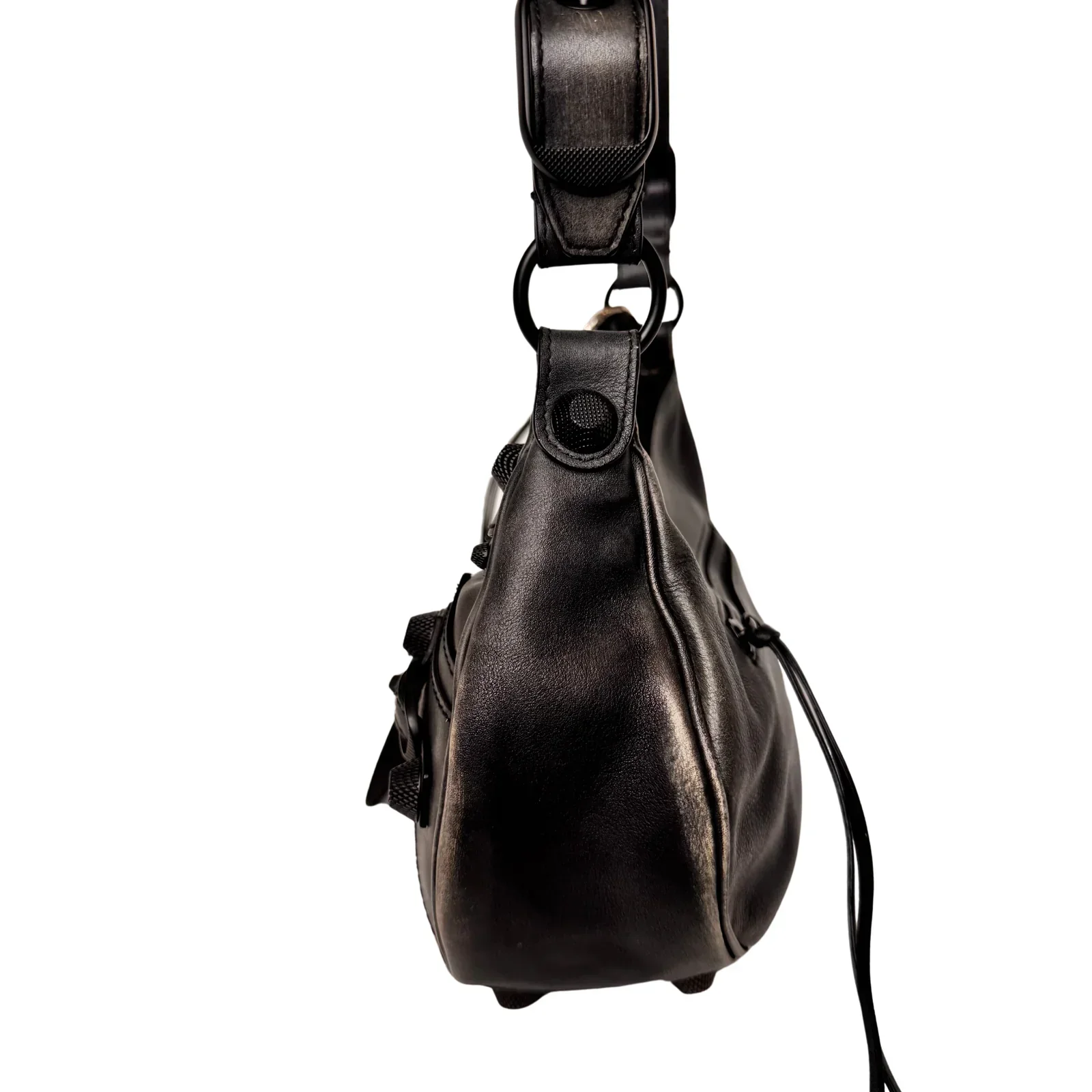 Balenciaga Calfskin Small Le Cagole Shoulder Bag Black - Image 4