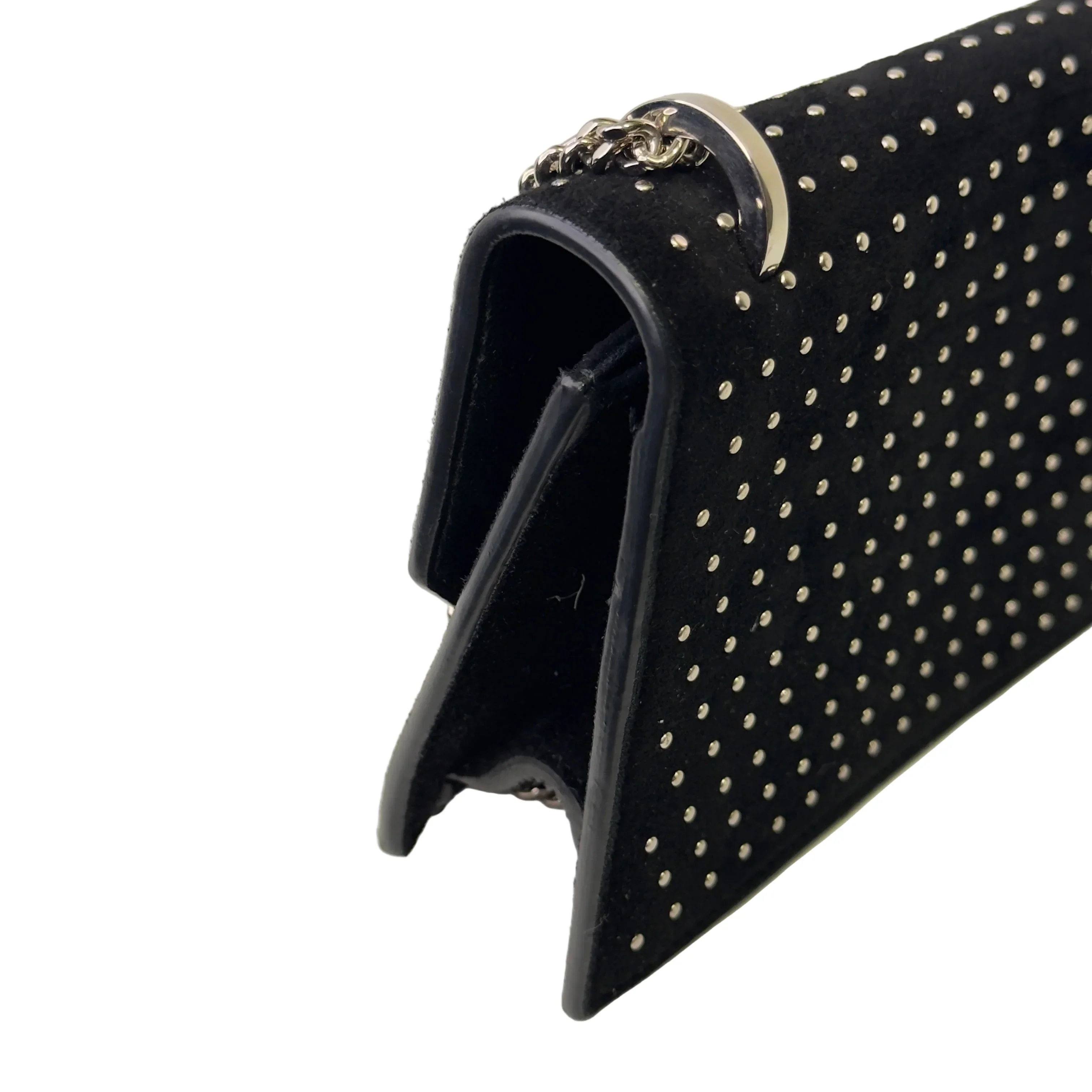 Jimmy Choo Studded Crossbody Bag Black - Image 6