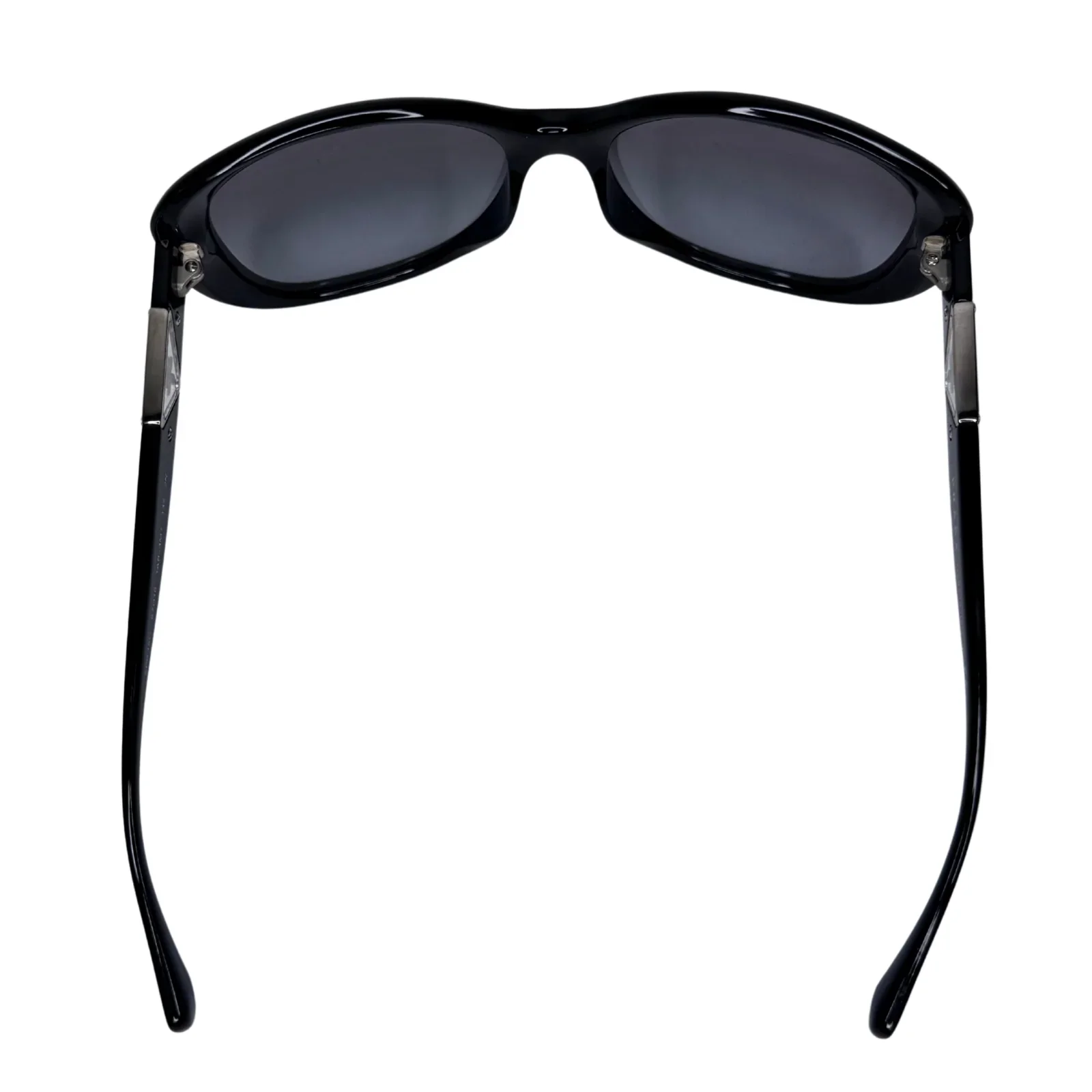 Prada SPR 150 Black Acetate Oversized Round Sunglasses - Image 5