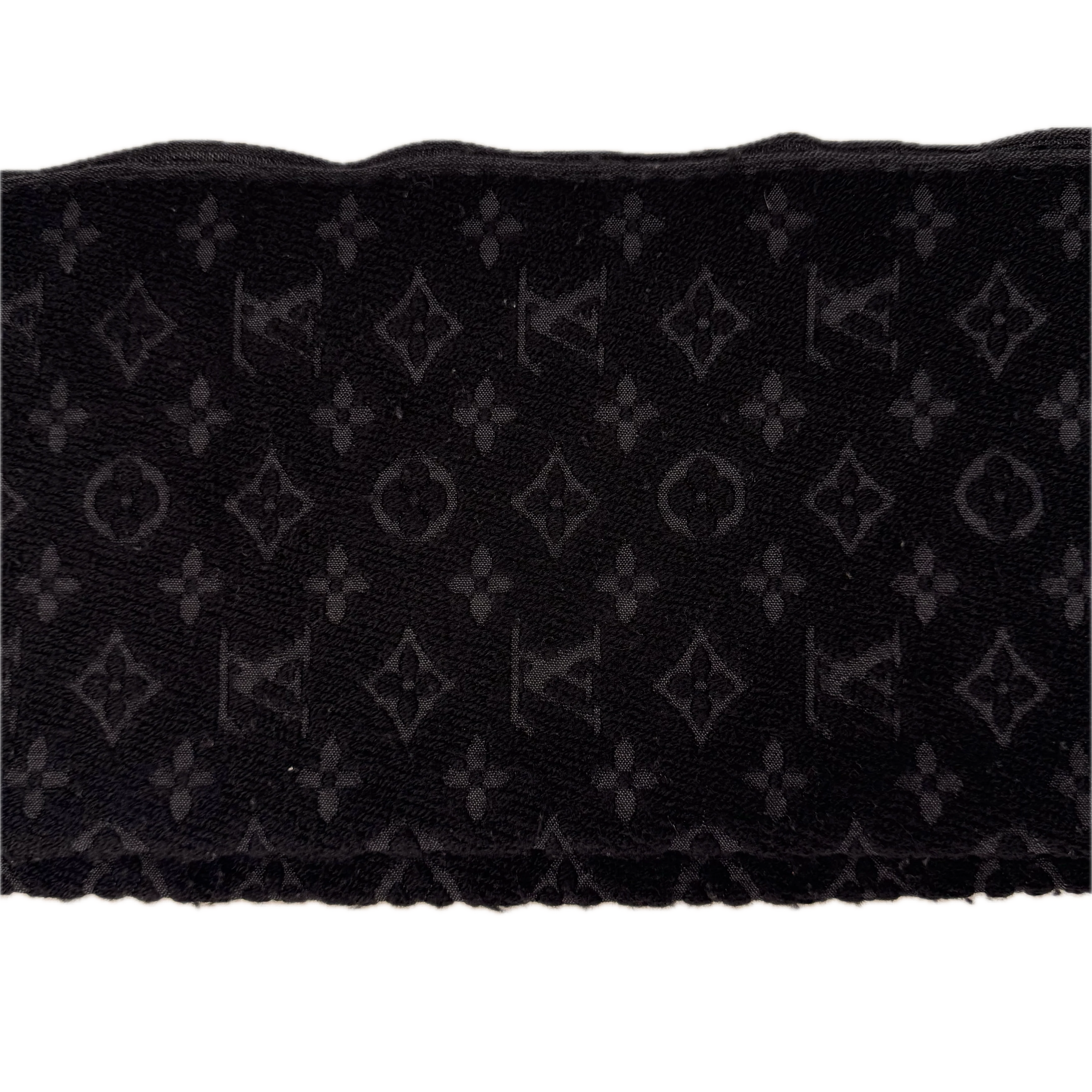 Louis Vuitton Monogram Wool Scarf Charcoal - Image 6