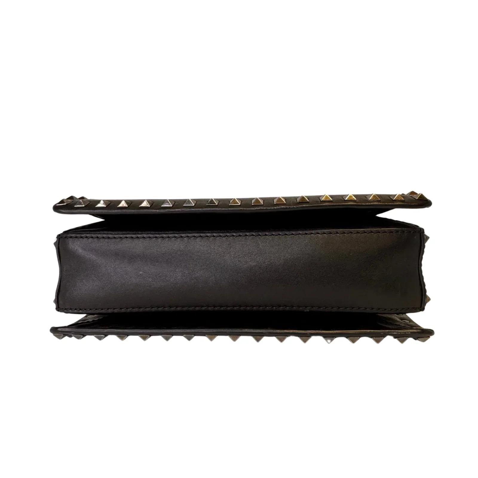 Valentino Black Leather Shoulder Bag - Image 6