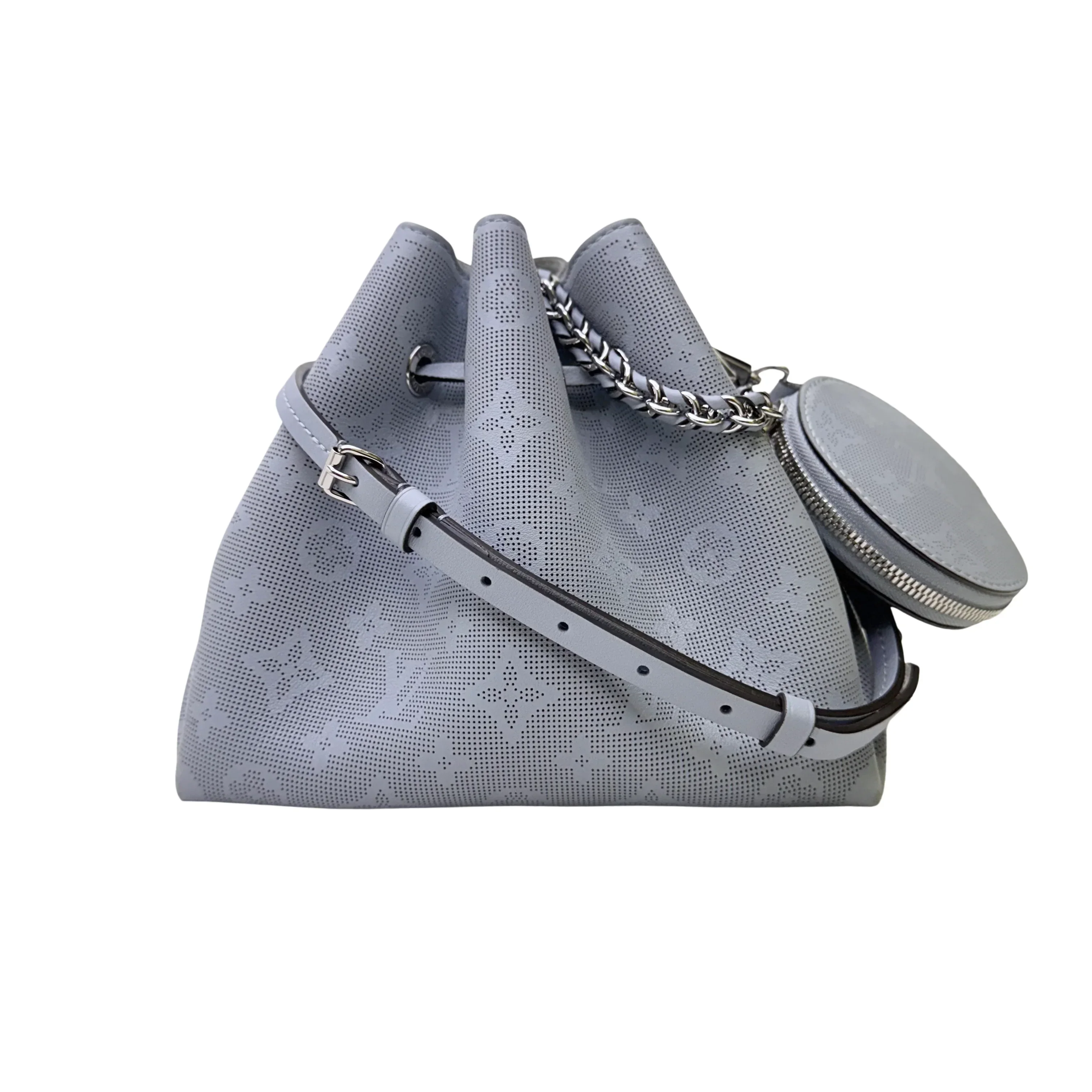 Louis Vuitton Bella Mahina Bag Leather Olympe Blue - Image 2