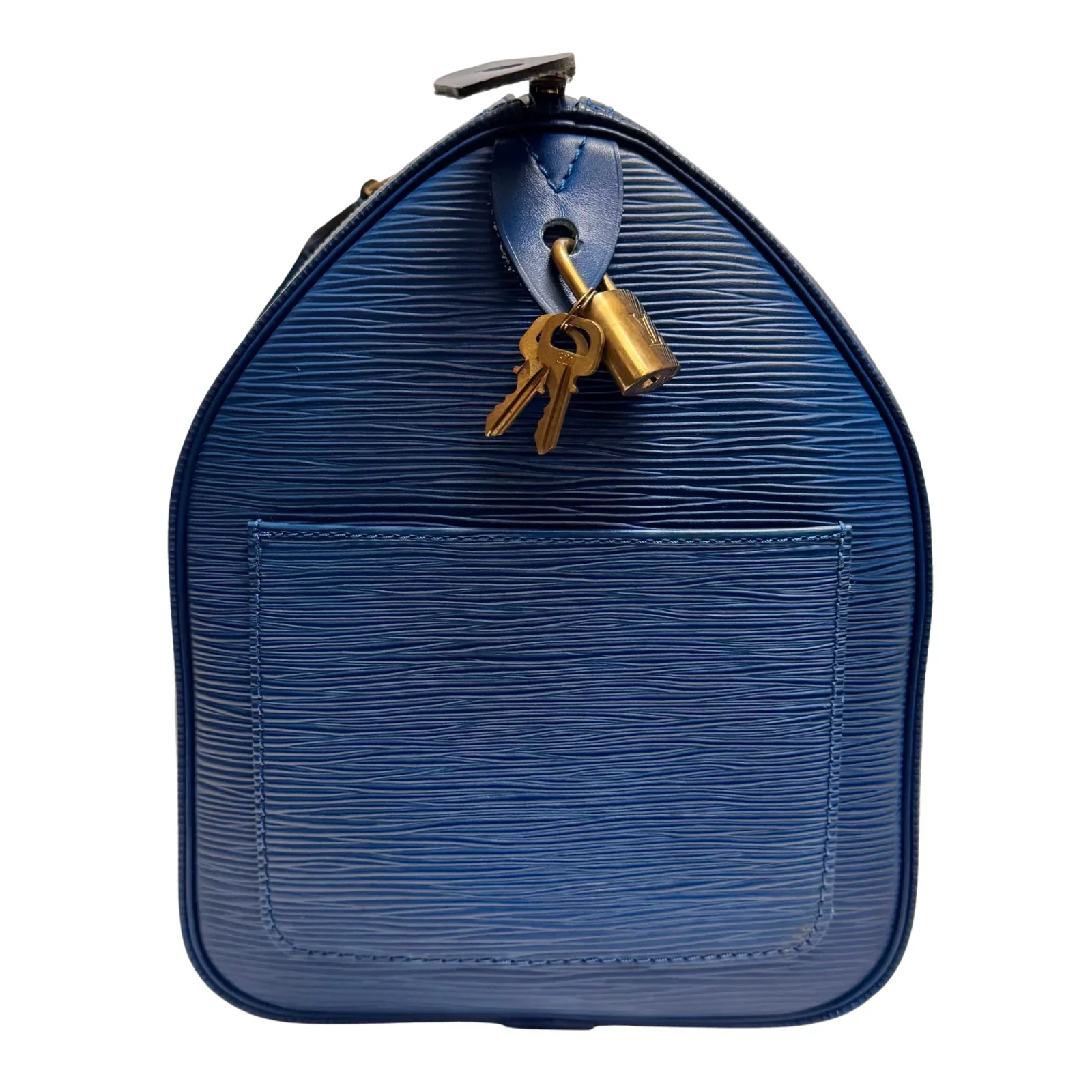 Louis Vuitton Epi Speedy 30 Blue Bag - Image 5
