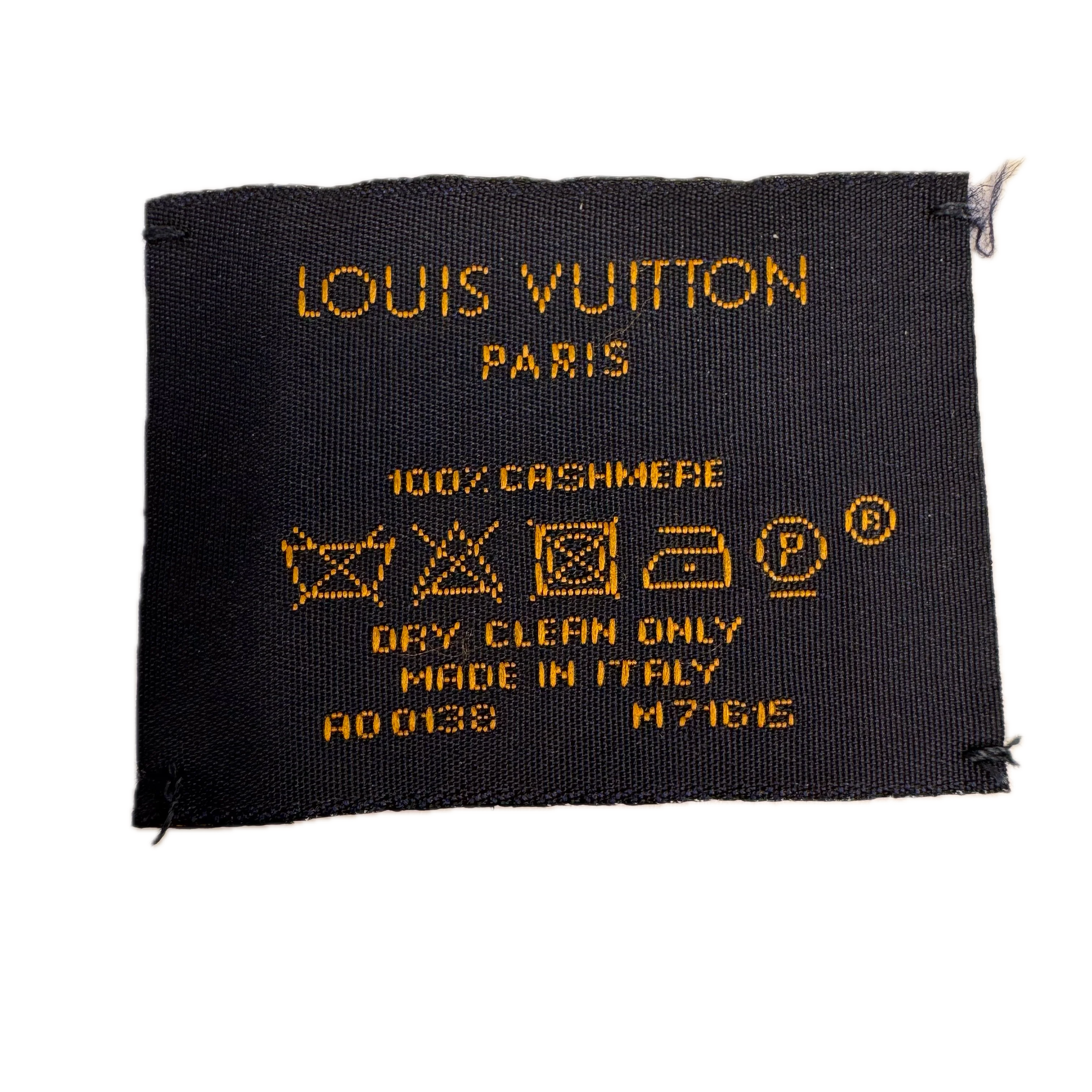 Louis Vuitton Scarf Navy Cashmere - Image 5