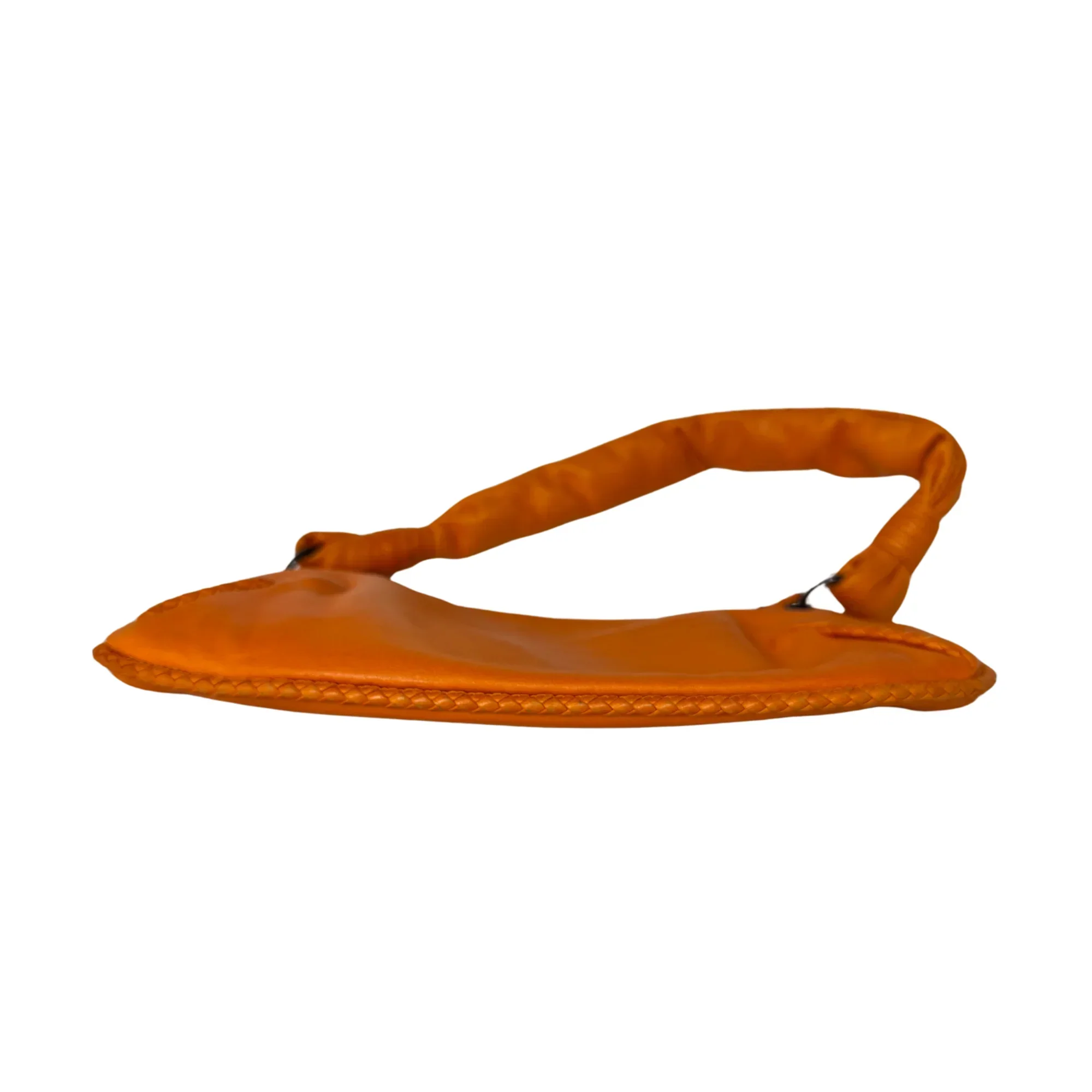 Bottega Veneta Orange Leather Mini Handbag - Image 6