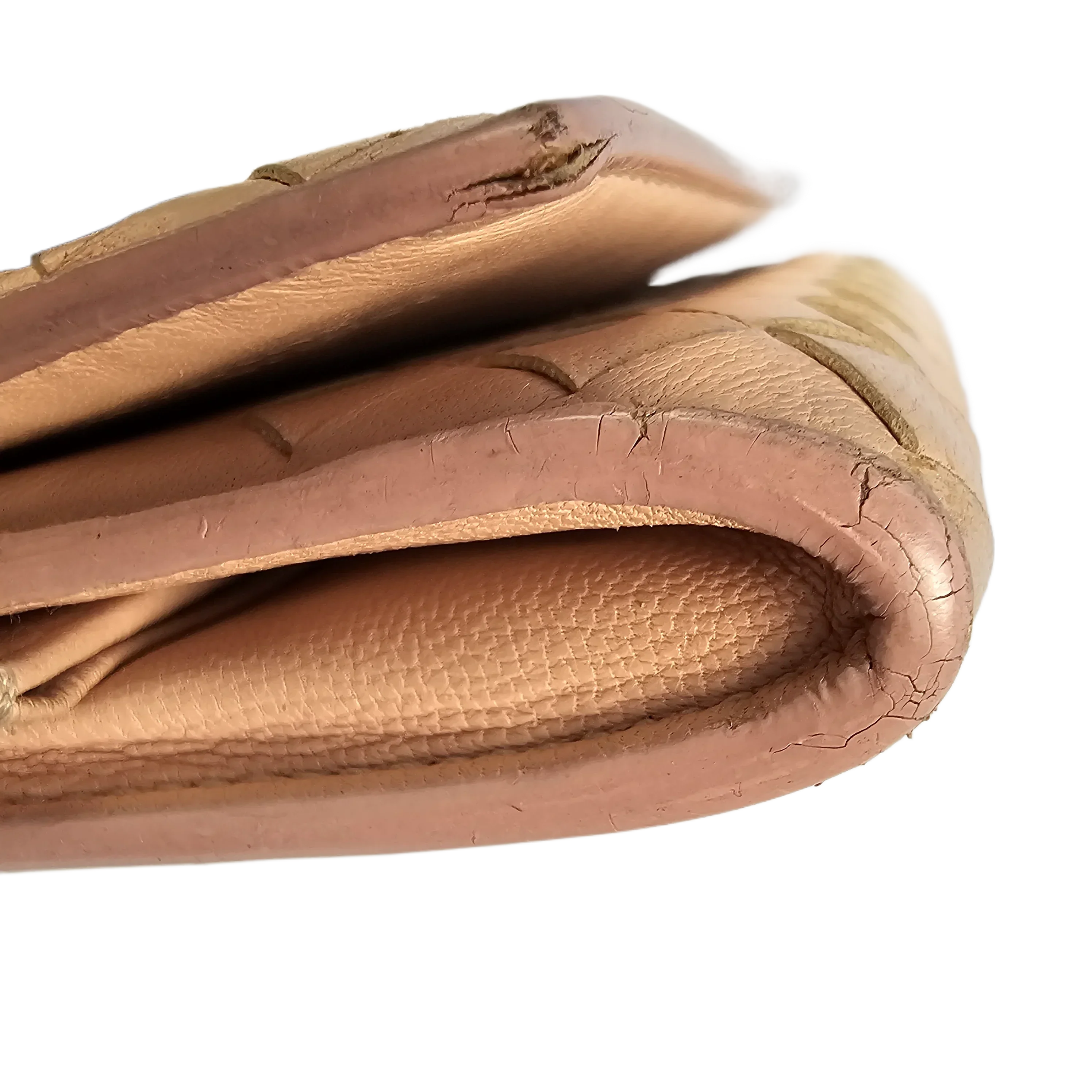 Bottega Veneta Intrecciato Beige Leather Wallet - Image 11