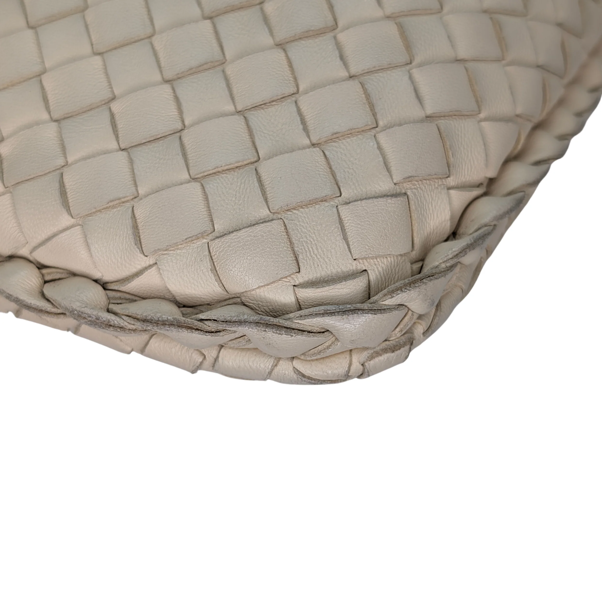 Bottega Veneta Intrecciato Large Hobo Bag Beige - Image 10