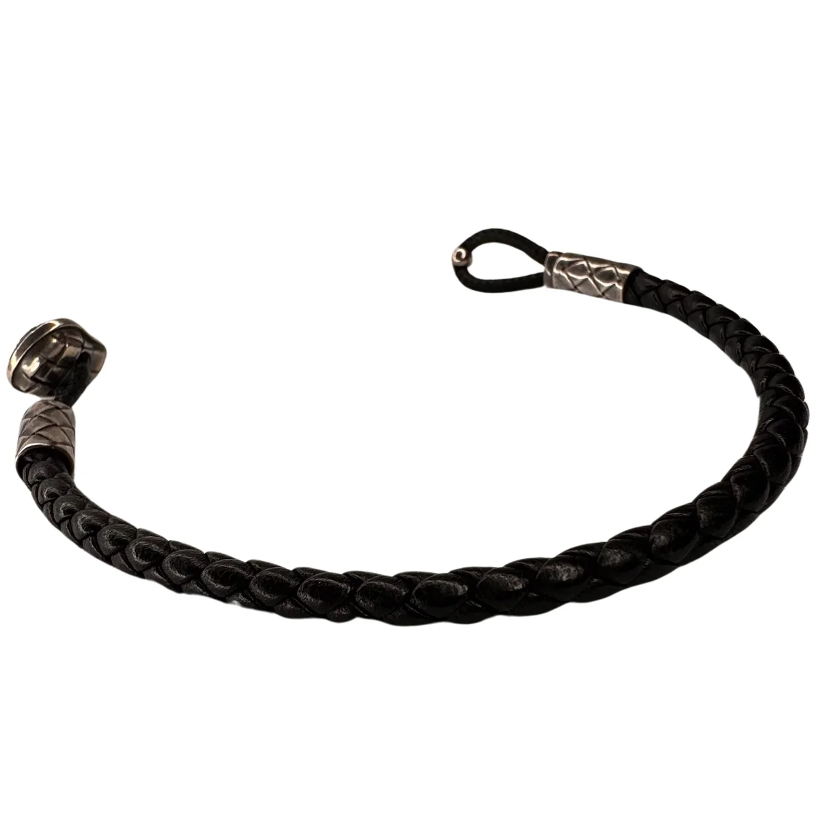 Bottega Veneta Intrecciato Sterling Silver 925 Bracelet - Image 5