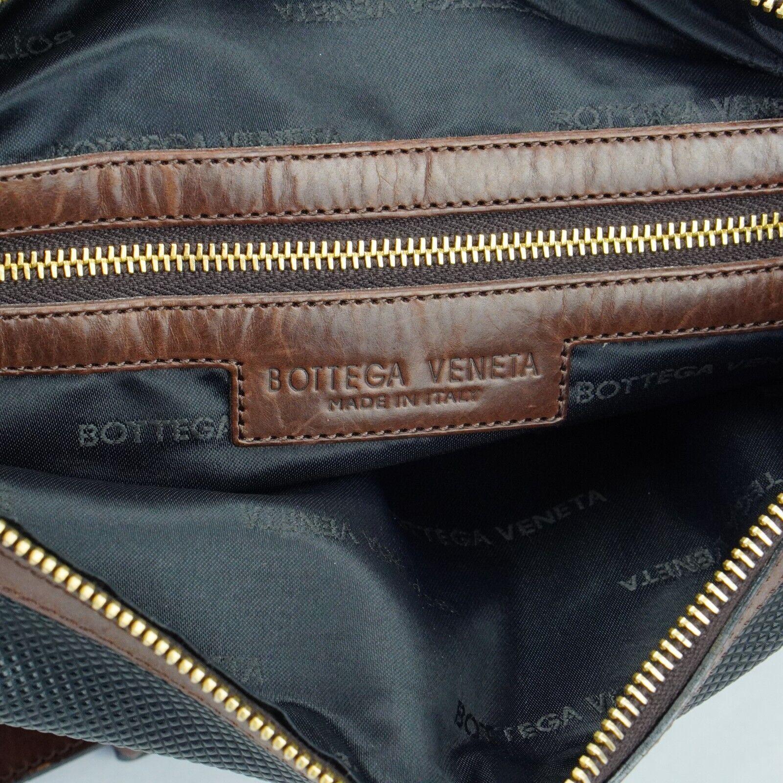 Bottega Veneta Canvas Shoulder Bag Black - Image 11