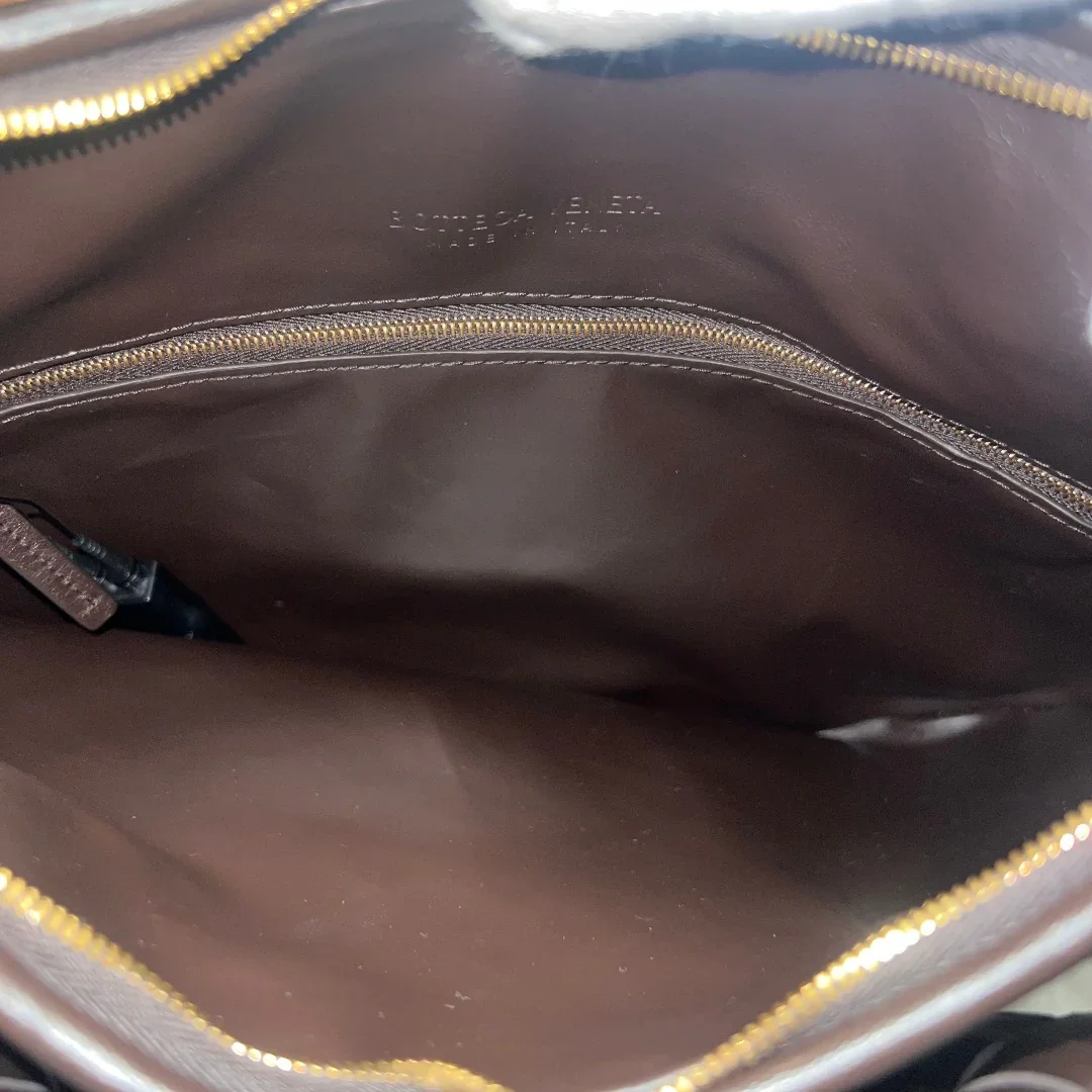 Brand New Bottega Veneta Gemelli Large Shoulder Bag – Intrecciato Dark Brown - Image 12
