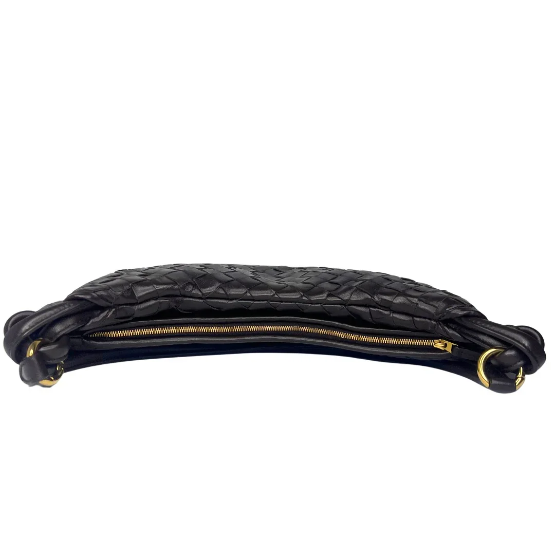 Brand New Bottega Veneta Gemelli Large Shoulder Bag – Intrecciato Dark Brown - Image 6