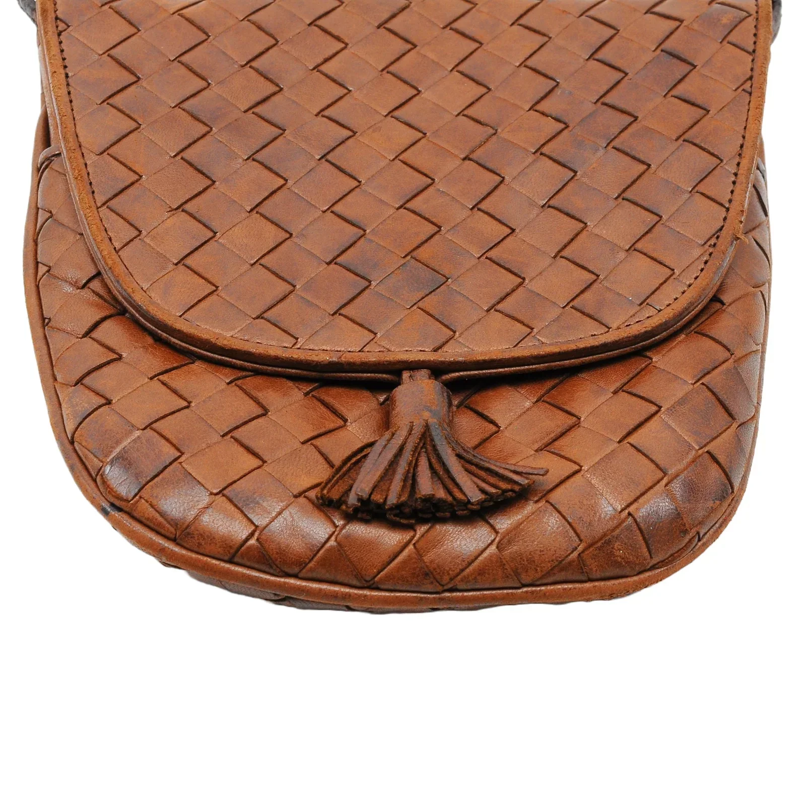 Bottega Veneta Intrecciato Mini Crossbody Bag Brown - Image 5