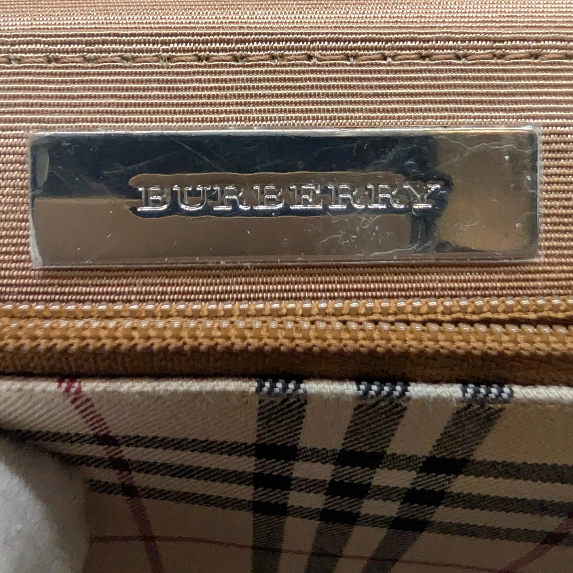 Burberry Leather Flap Shoulder Bag Beige - Image 17