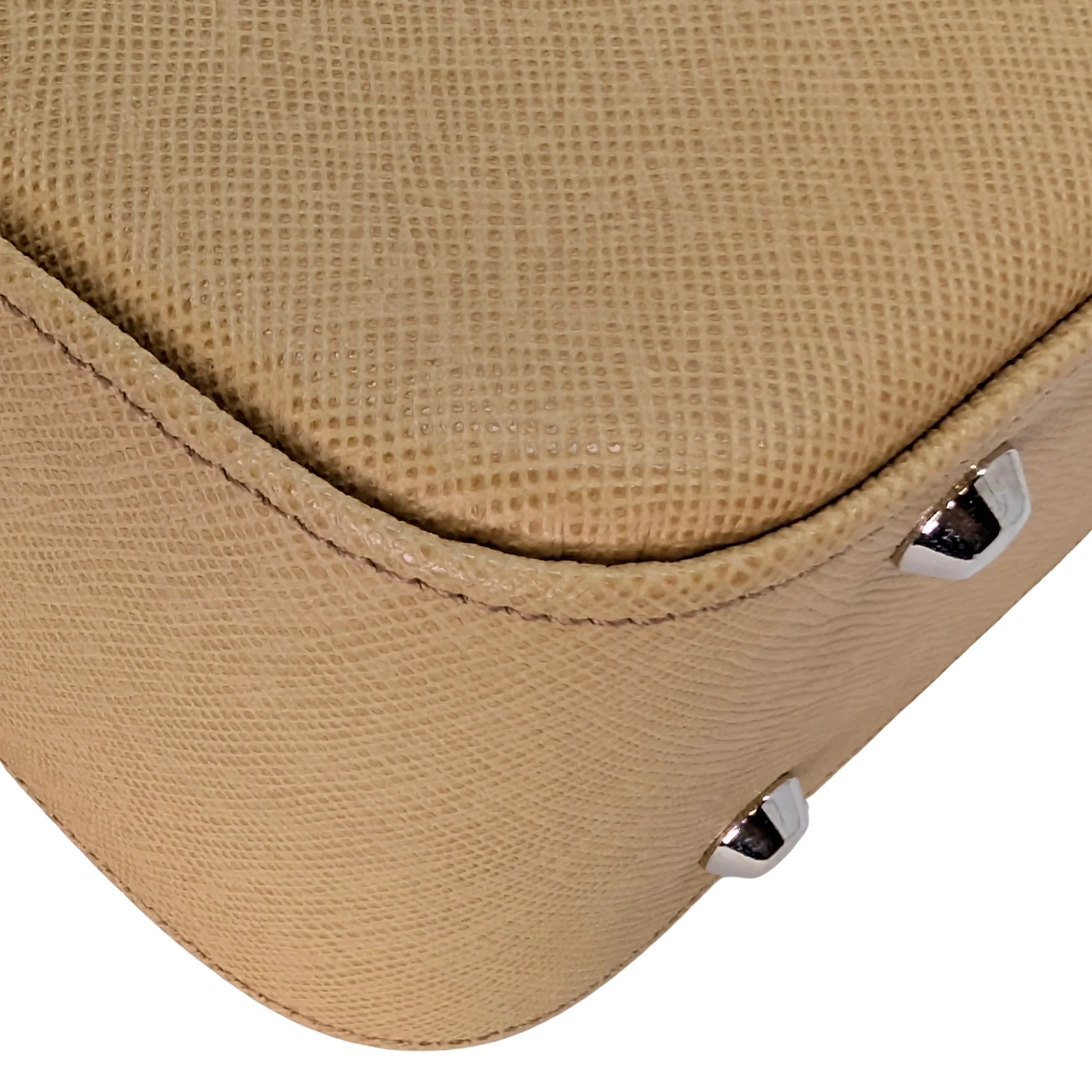 Burberry Leather Flap Shoulder Bag Beige - Image 7