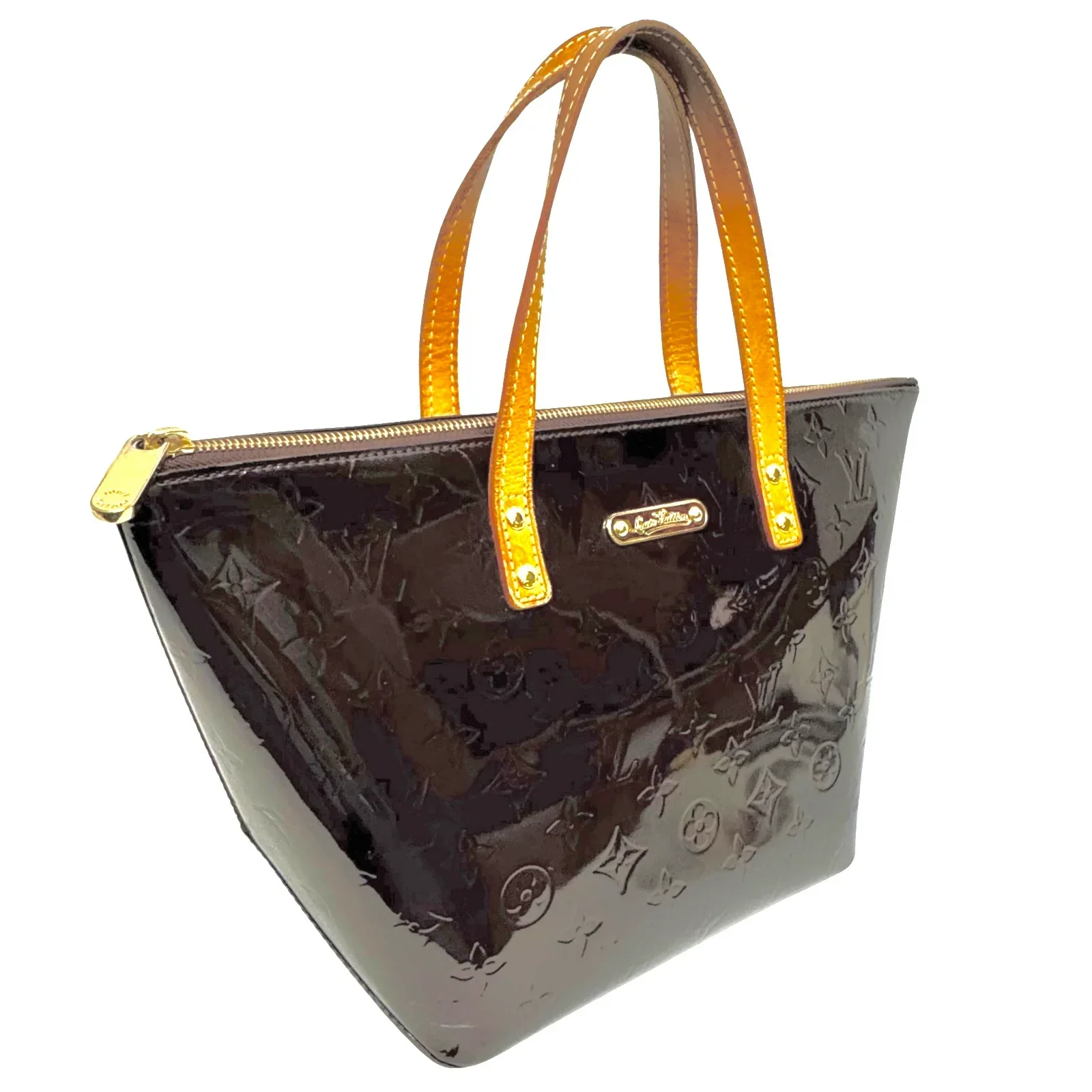Louis Vuitton Vernis Bellevue PM in Dark Brown Patent Leather Bag - Image 3