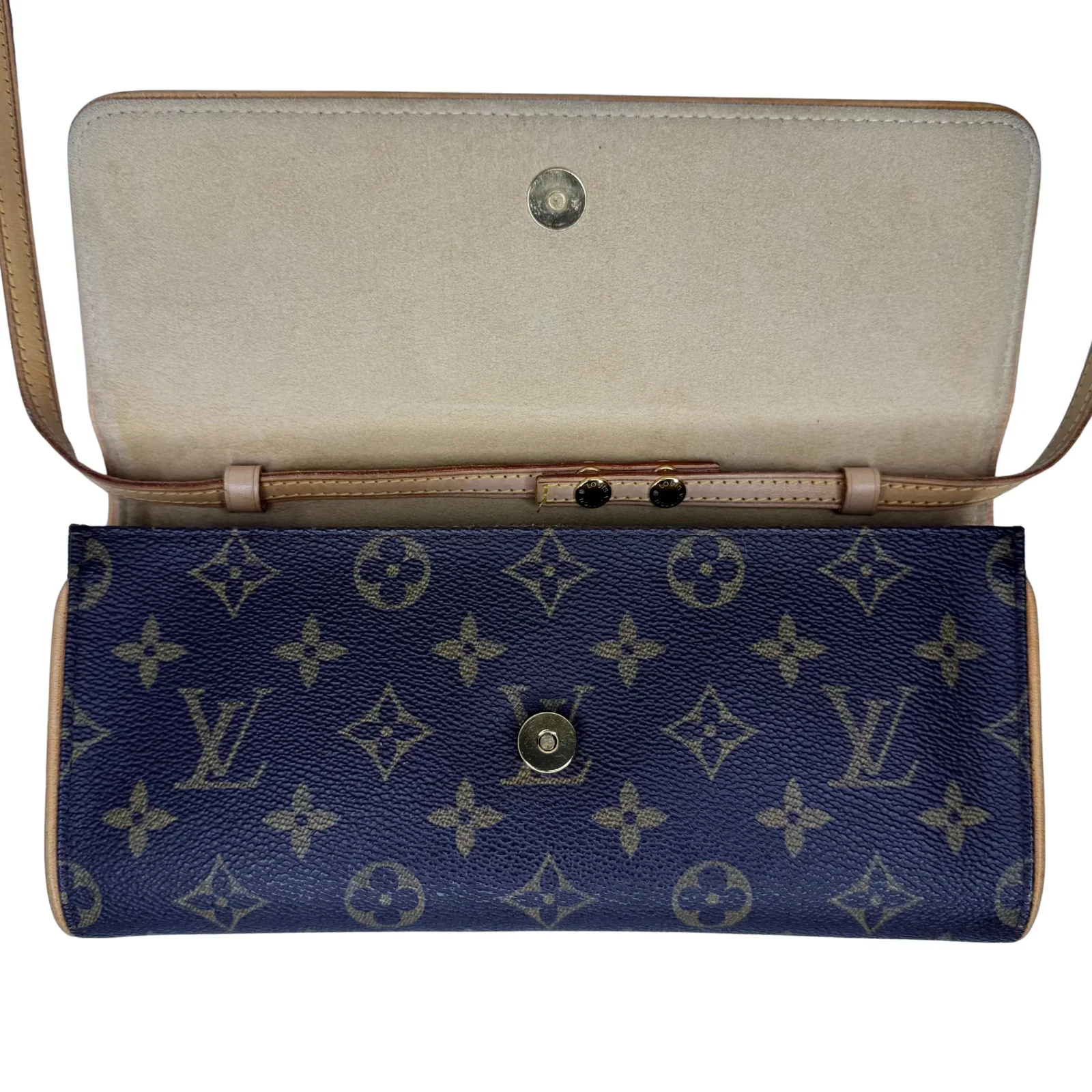 Louis Vuitton Monogram Pochette Twin PM Bag - Image 5