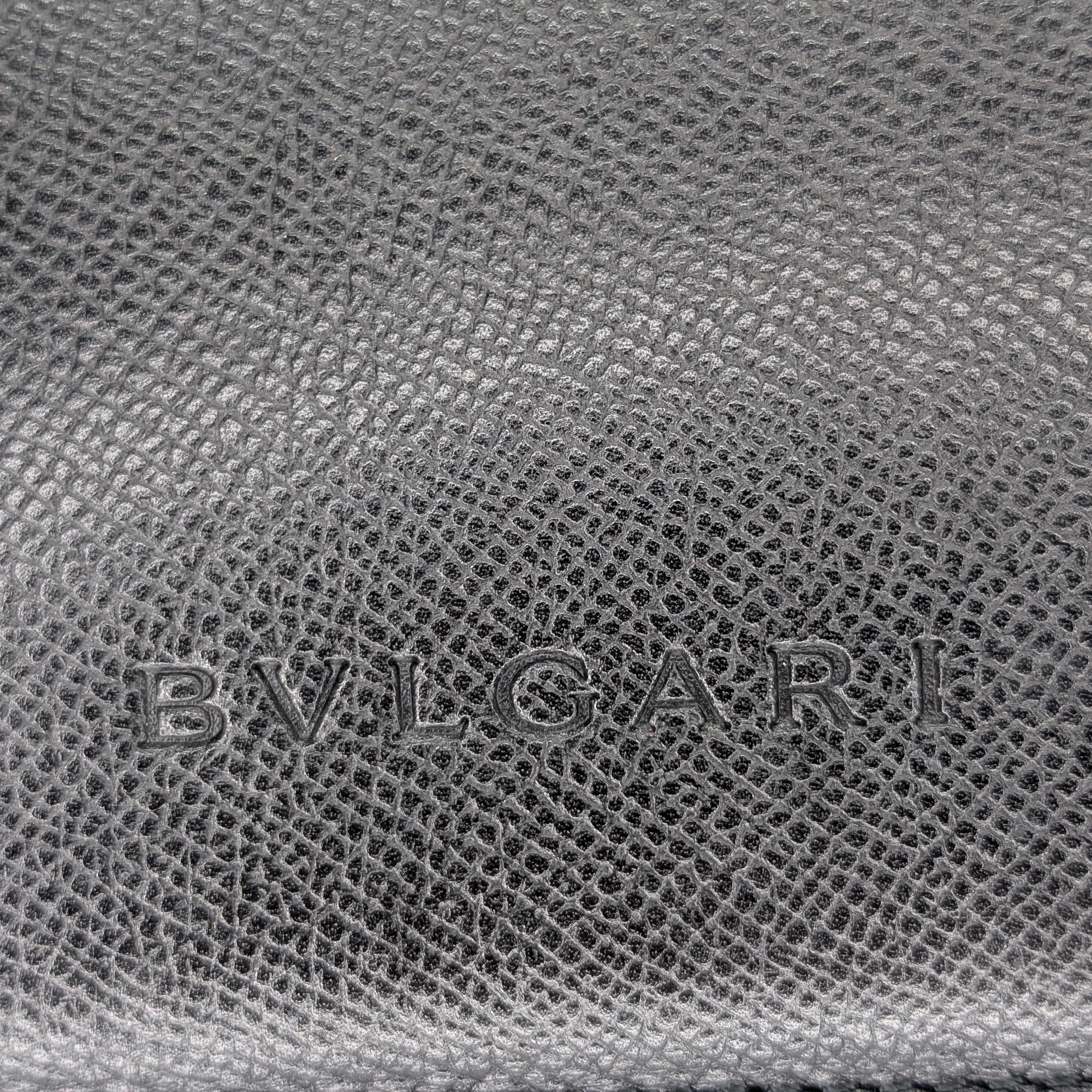 Bvlgari Leather Shoulder Bag Black - Image 11