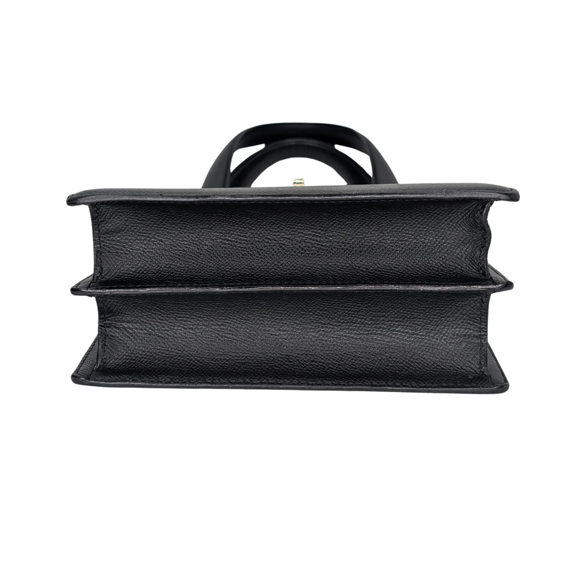 Bvlgari Leather Shoulder Bag Black - Image 5