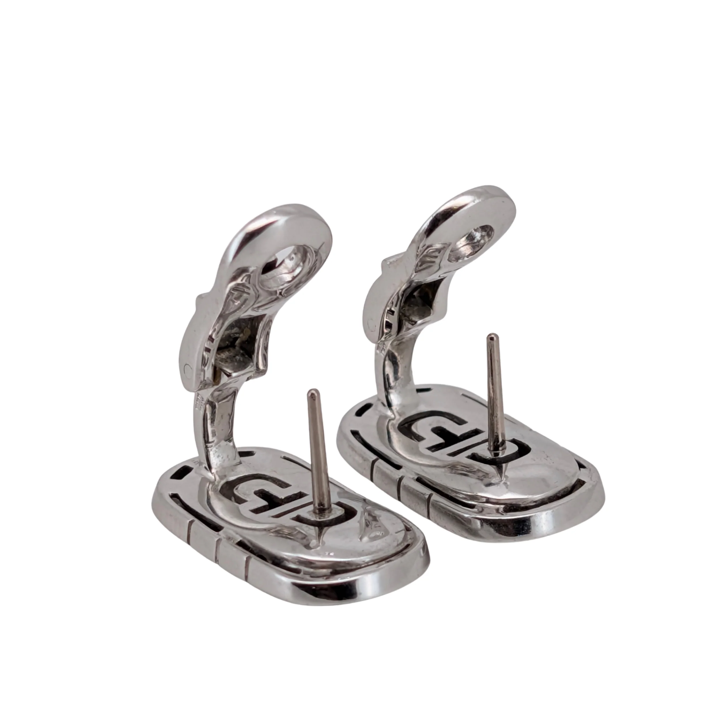 Bvlgari Parentesi Earrings in 18k white gold - Image 3