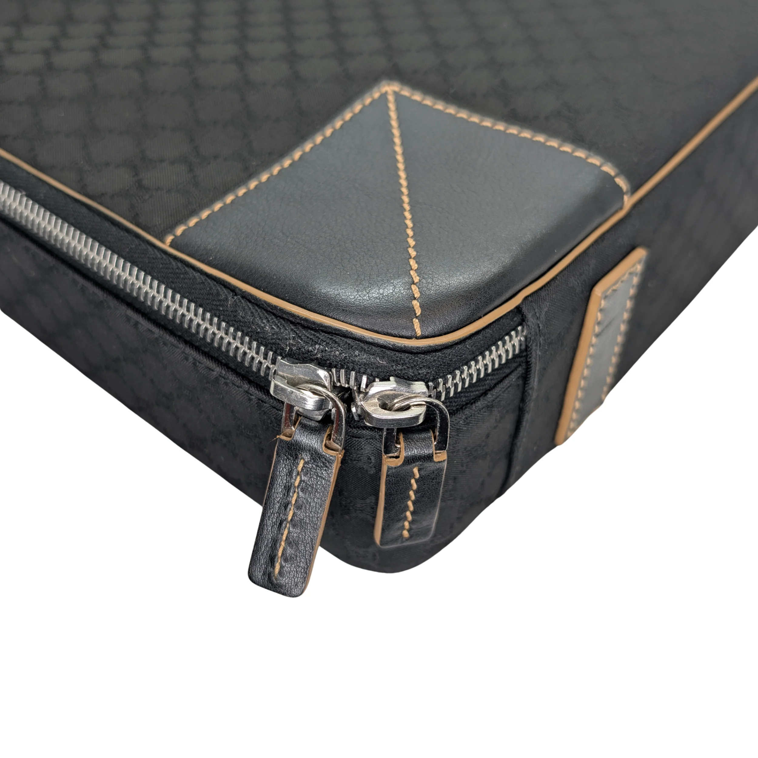 Celine Macadam Canvas & Leather Two-way Briefcase Bag - Image 7