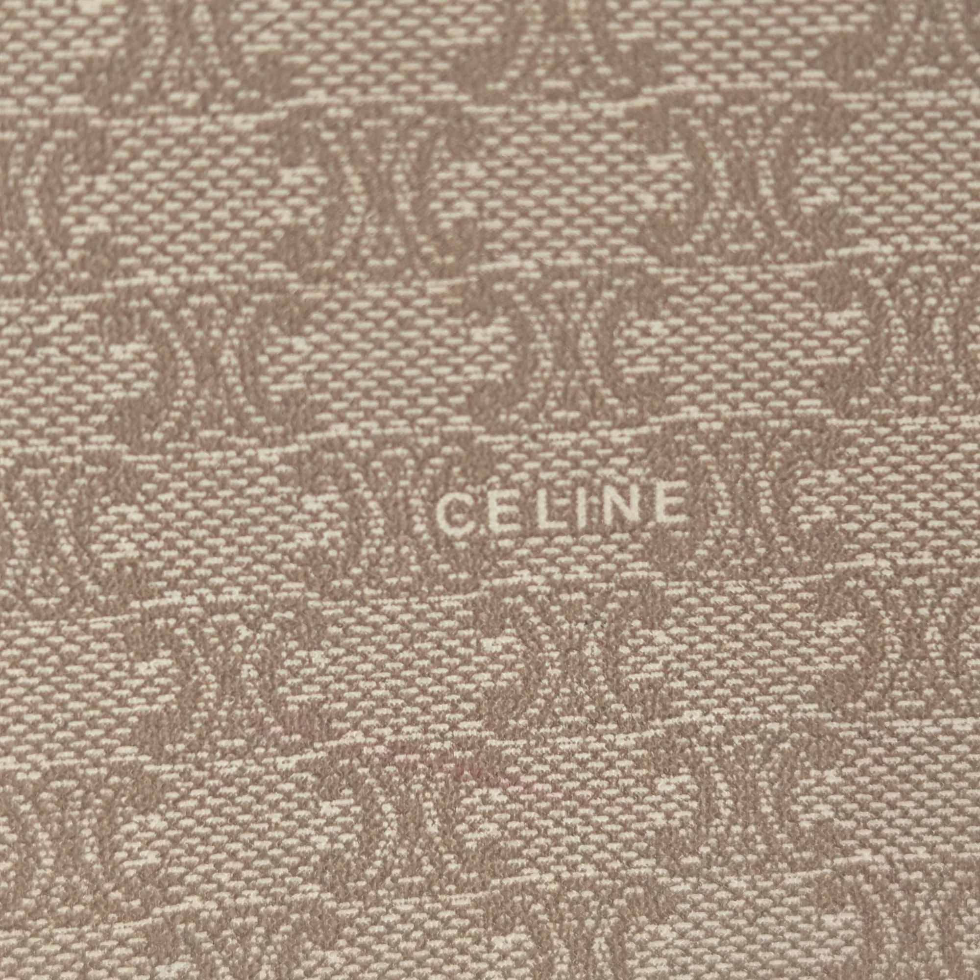 Celine Macadam Shoulder Bag Beige - Image 11