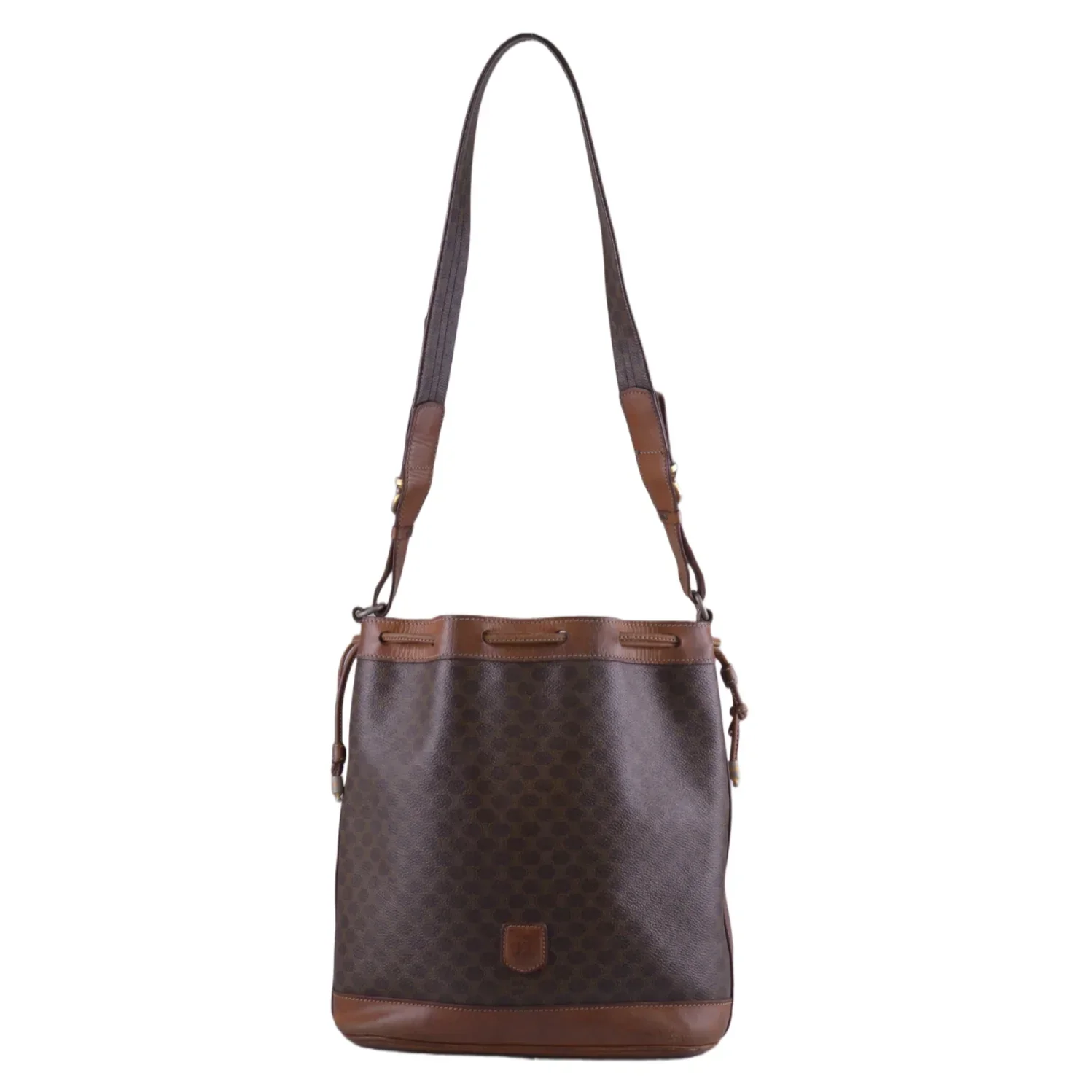 Celine Macadam Monogram Drawstring Bucket Bag - Image 4