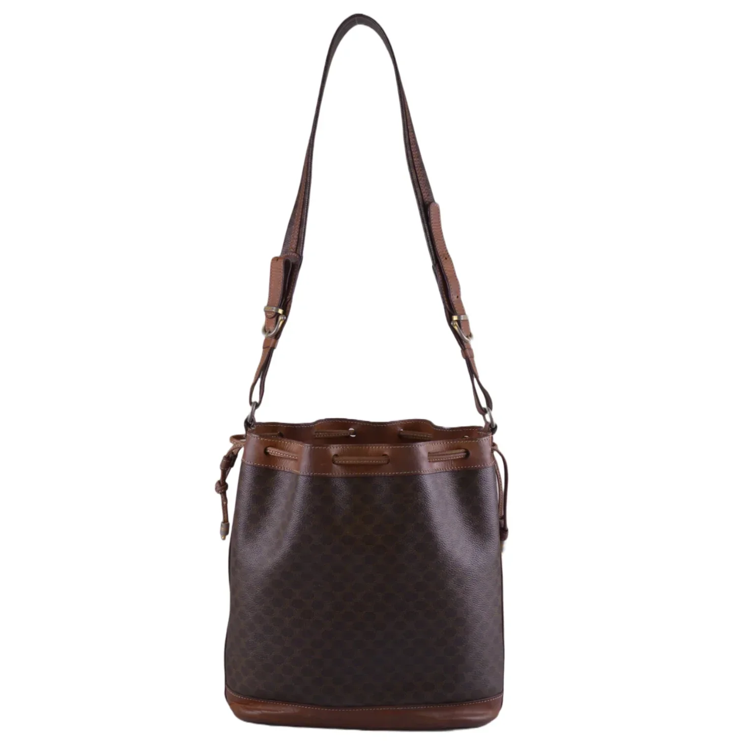 Celine Macadam Monogram Drawstring Bucket Bag - Image 5