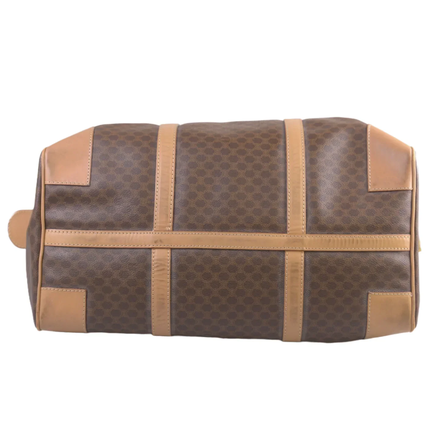 Celine Macadam Travel Boston Bag Brown - Image 6