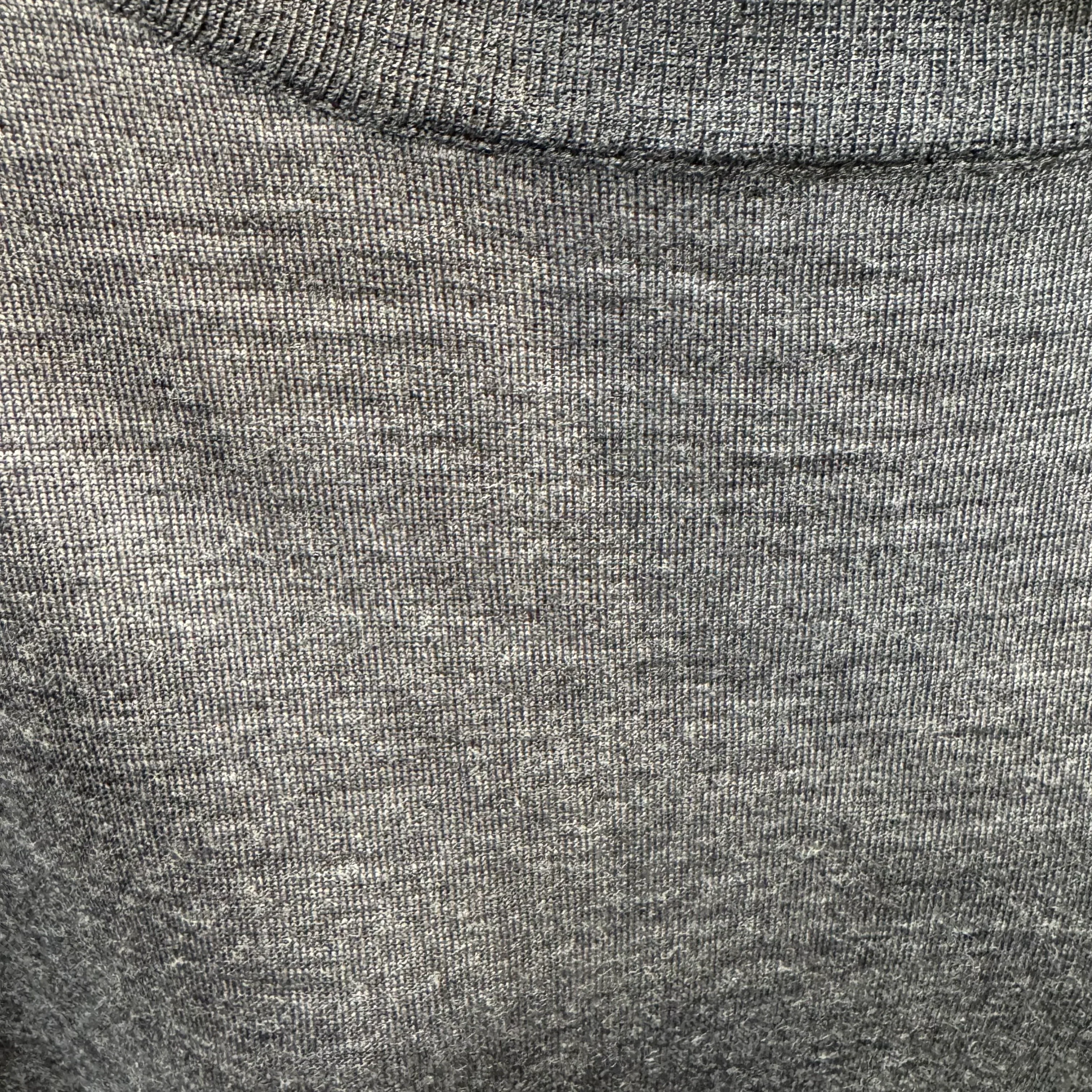Prada Virgin Wool Relaxed Knit Sweater Grey - Image 9