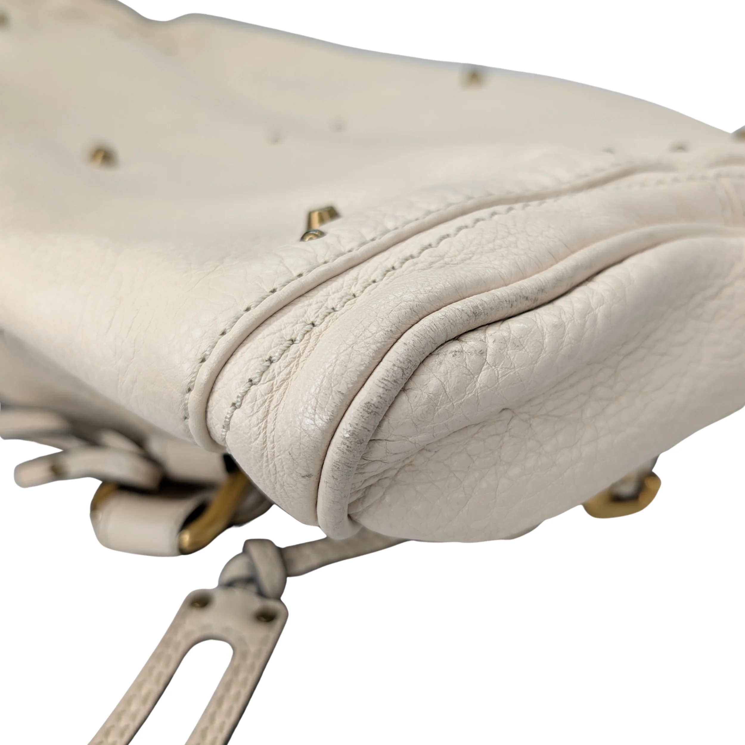 Chloé Paddington Bag Leather Off-white - Image 10