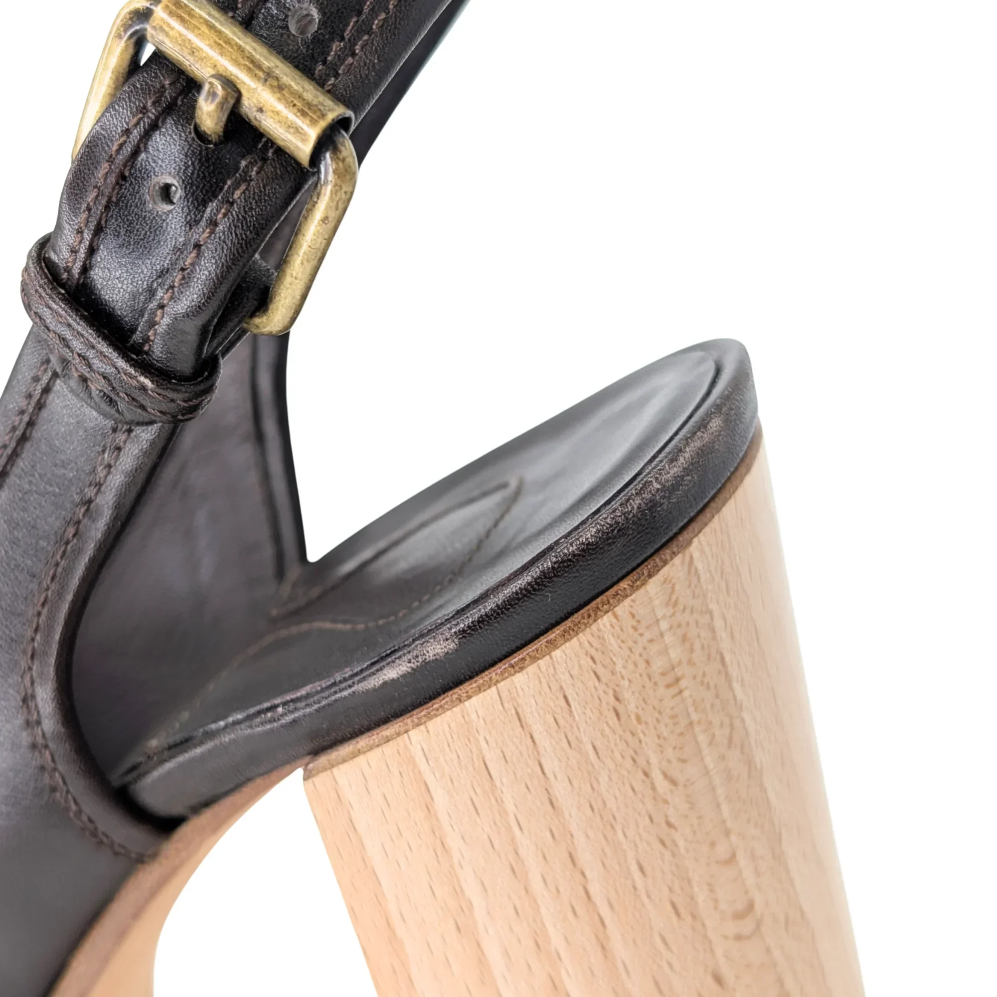 Chloé Slingback Heels Brown 39 - Image 12