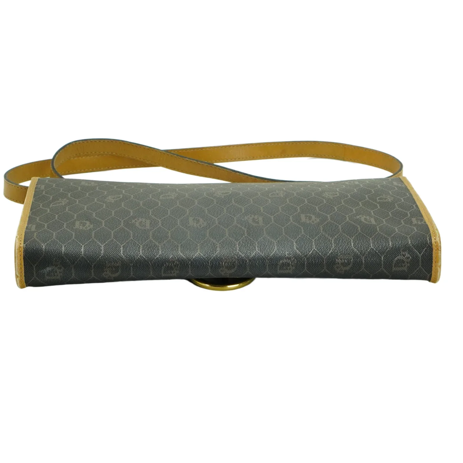 Christian Dior Crossbody x Clutch Bag Honeycomb - Image 3