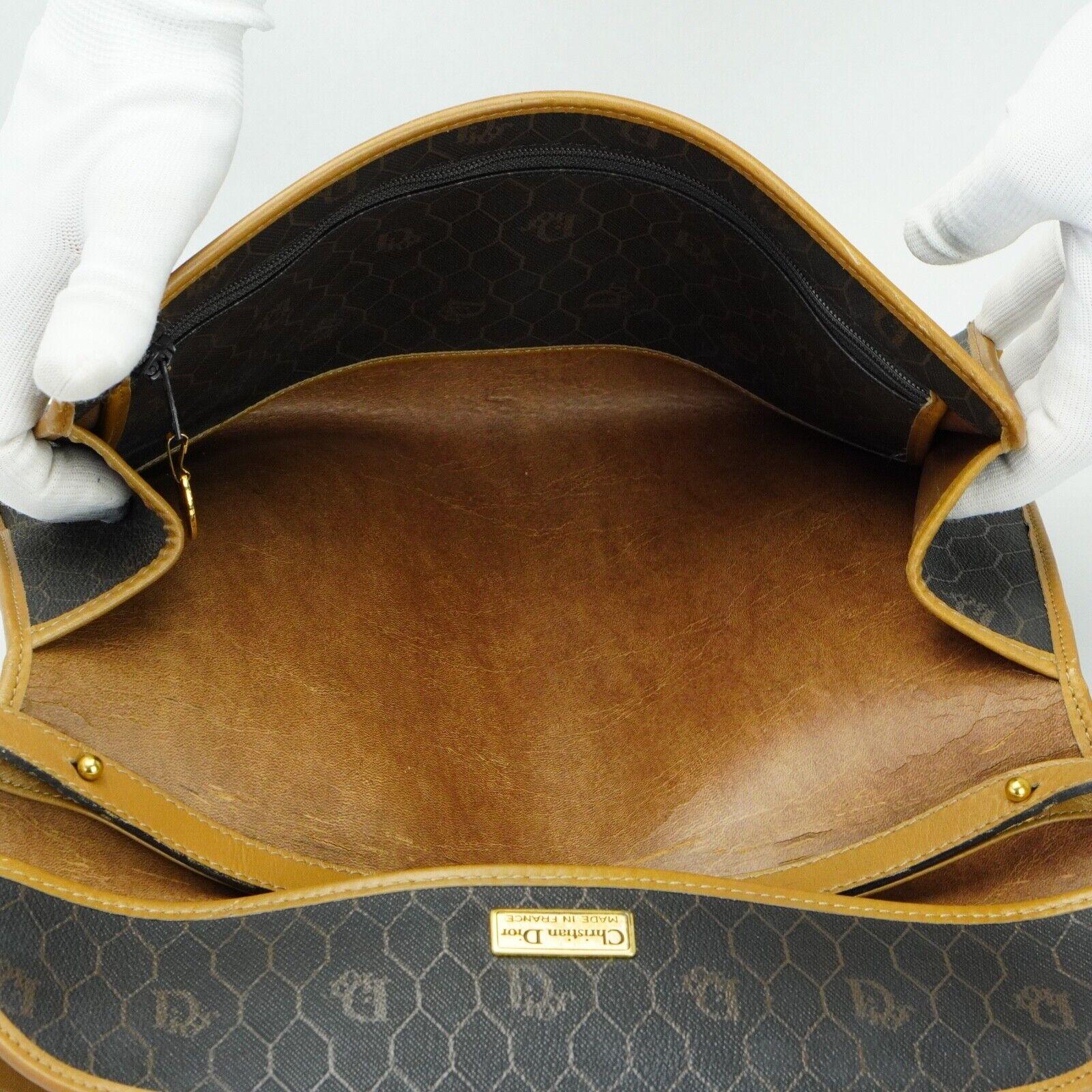 Christian Dior Crossbody x Clutch Bag Honeycomb - Image 7