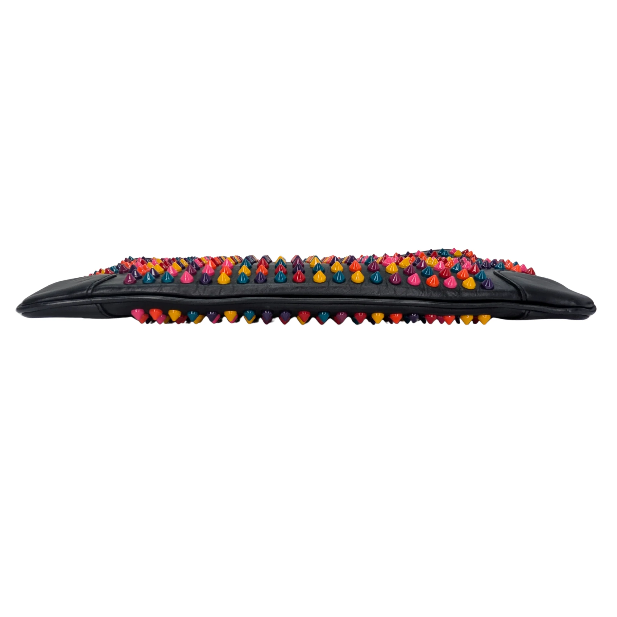 Christian Louboutin Loubiposh Spiked Crossbody/Clutch Bag - Image 4