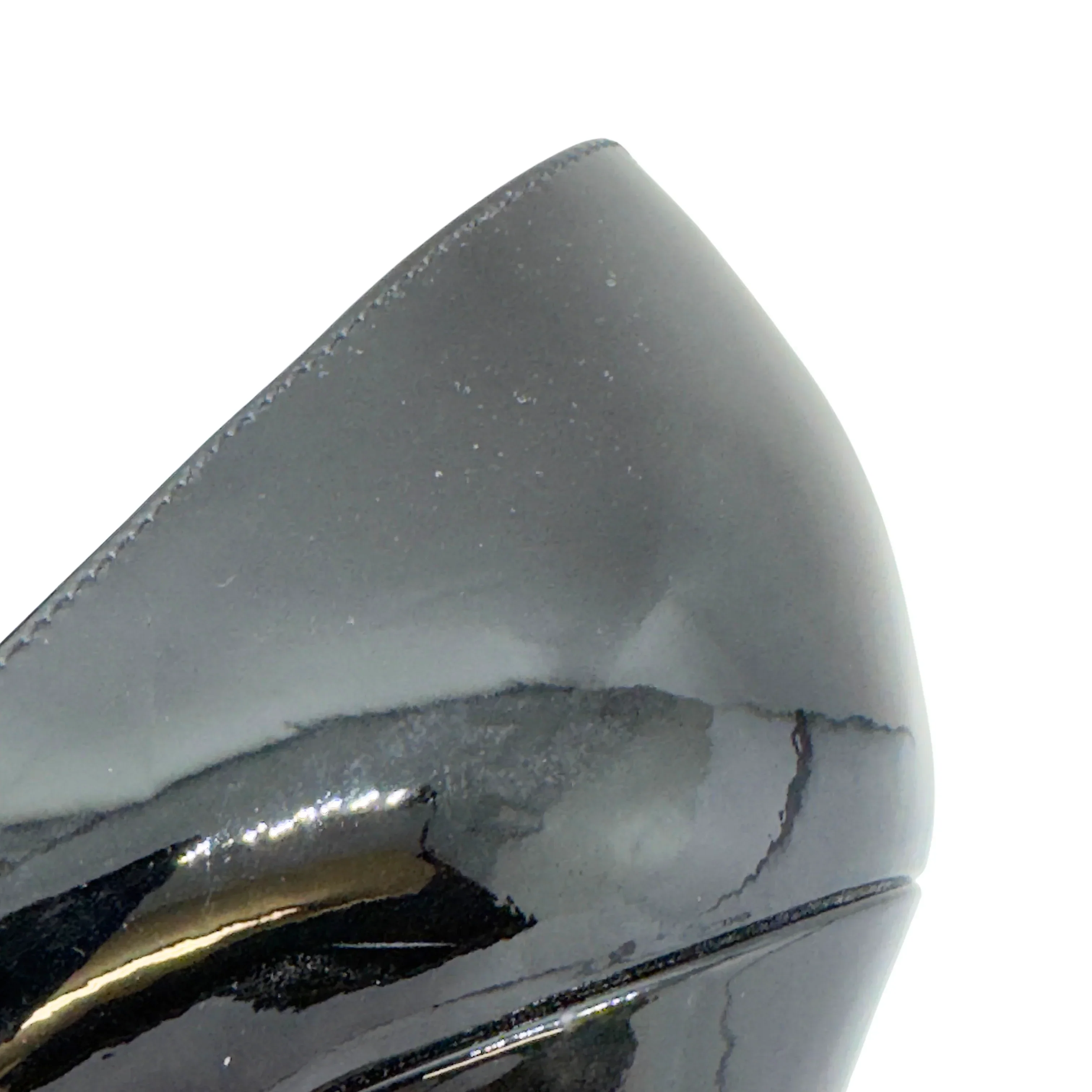 Christian Louboutin Lady Peep Red Bottom Pumps Black 38 - Image 14