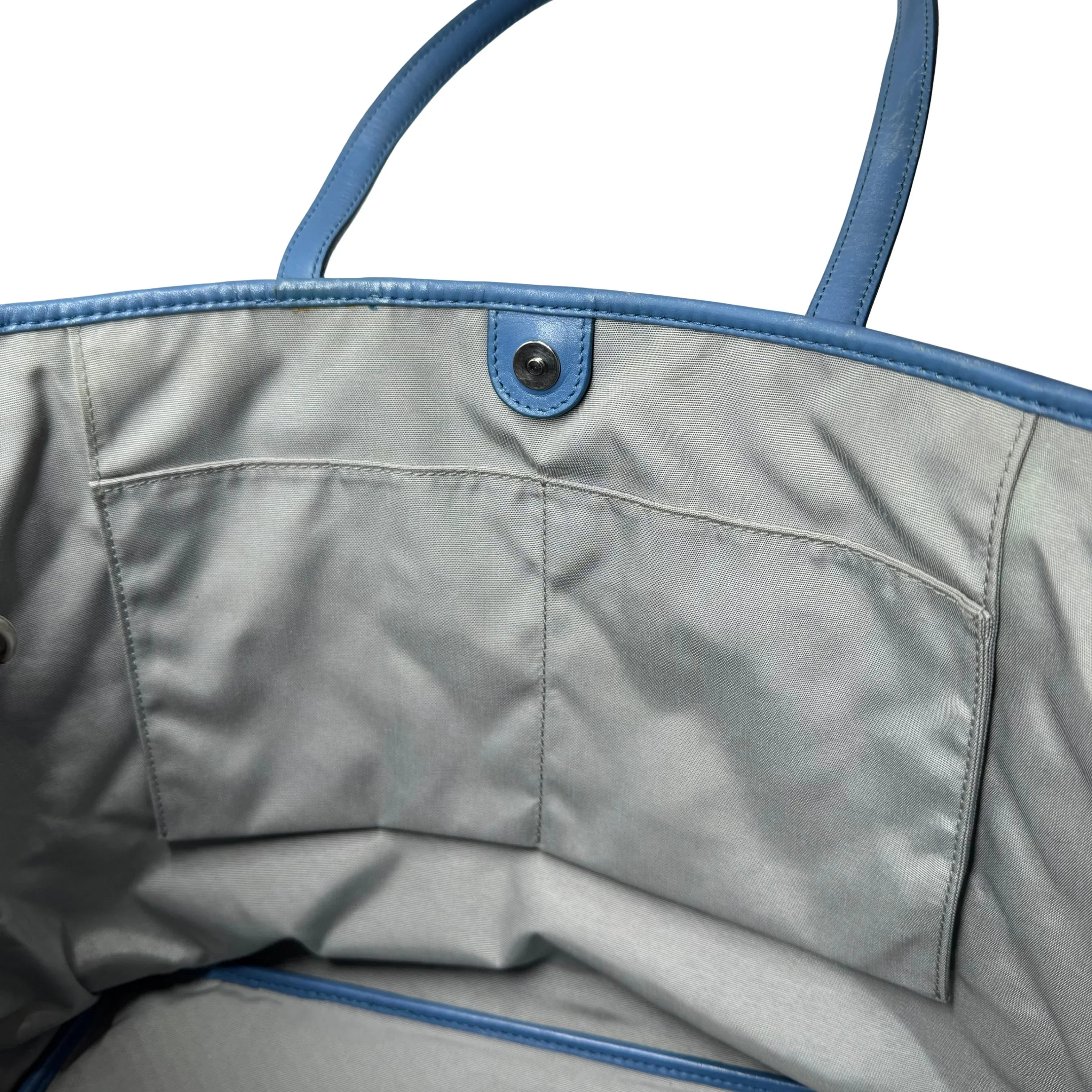 Dior Cannage Medium Panarea Tote Canvas Cobalt Blue - Image 7
