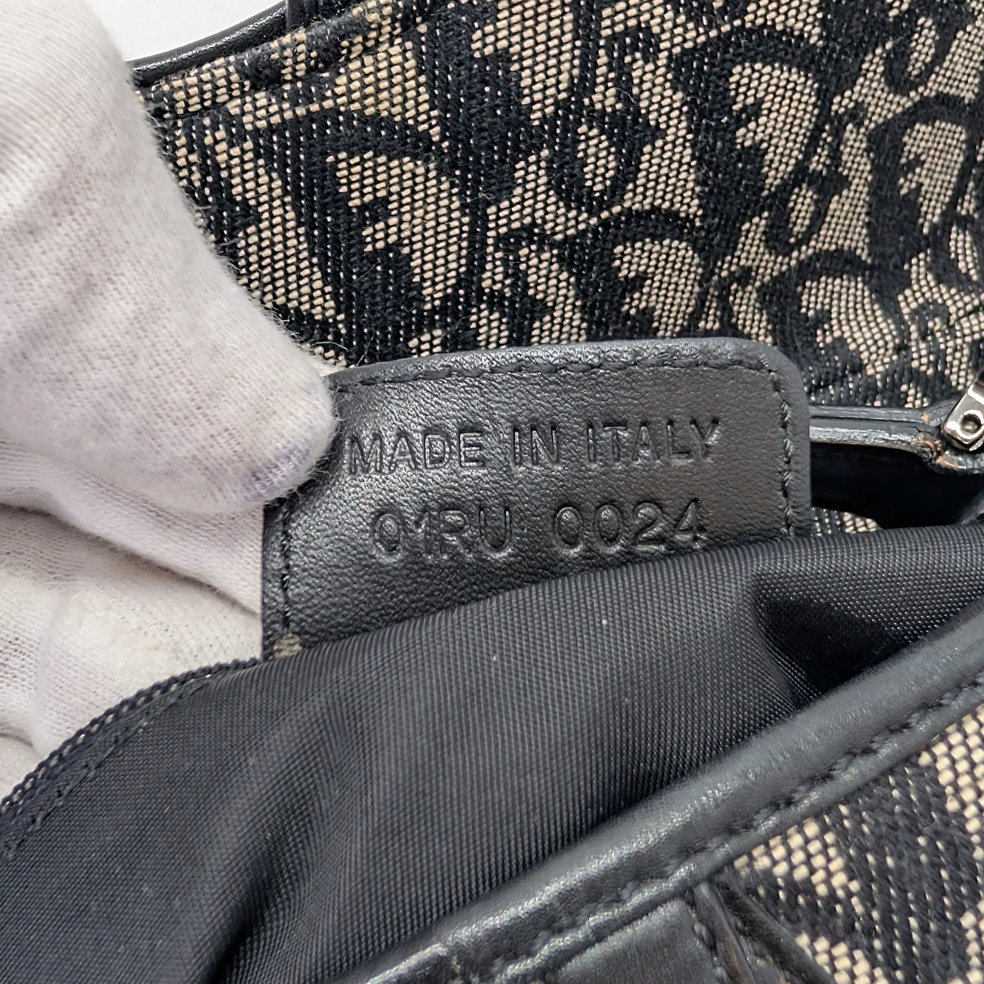 Christian Dior Oblique Saddle Bag - Image 13