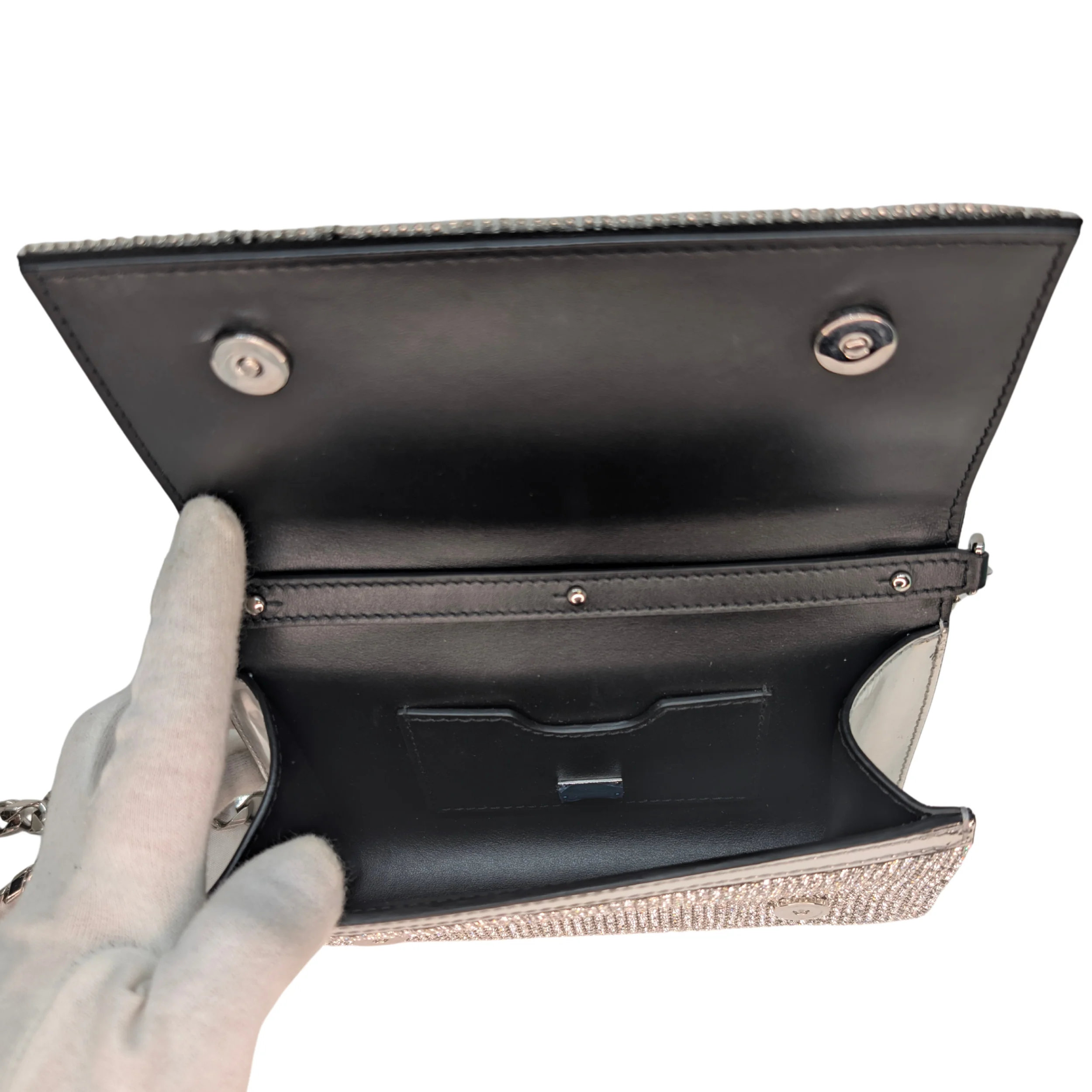Dolce & Gabbana DG Logo Crystals Embellished Bag - Image 19