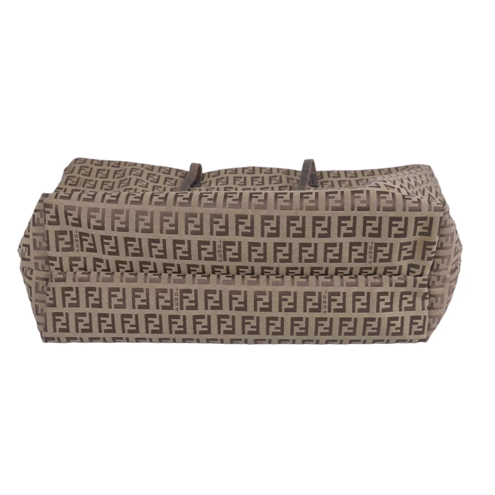 Fendi Canvas Zucca Brown Monogram Tote Bag - Image 5