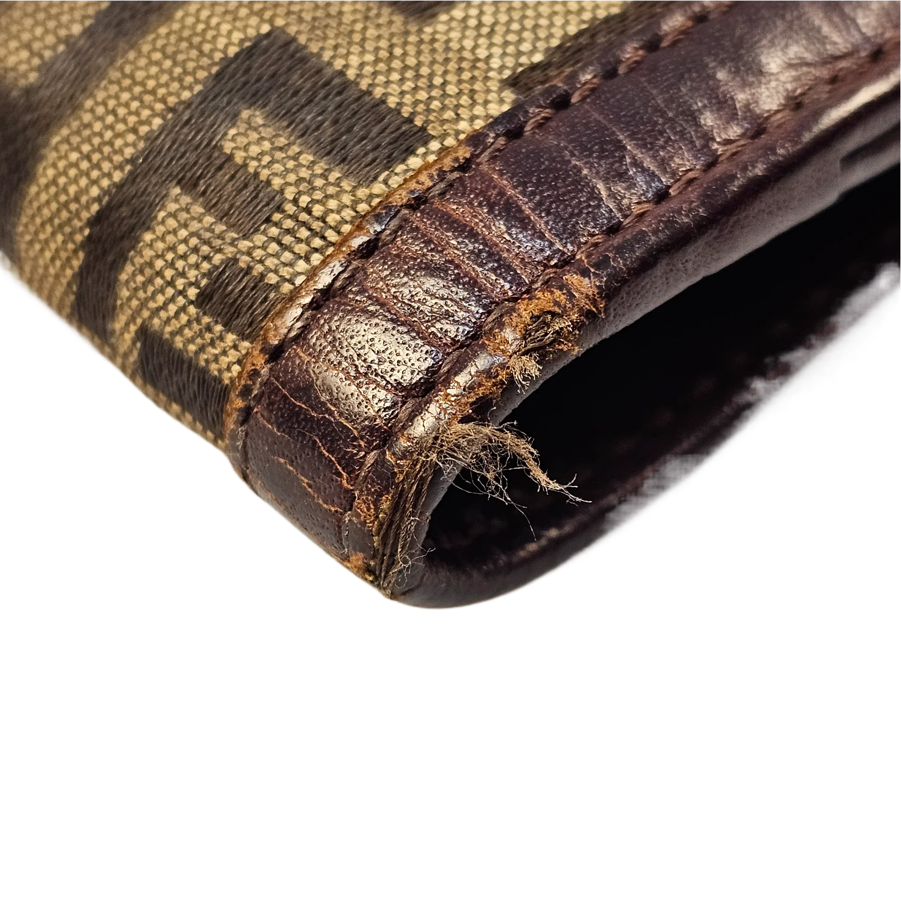 Fendi Monogram Leather & Canvas Wallet - Image 10