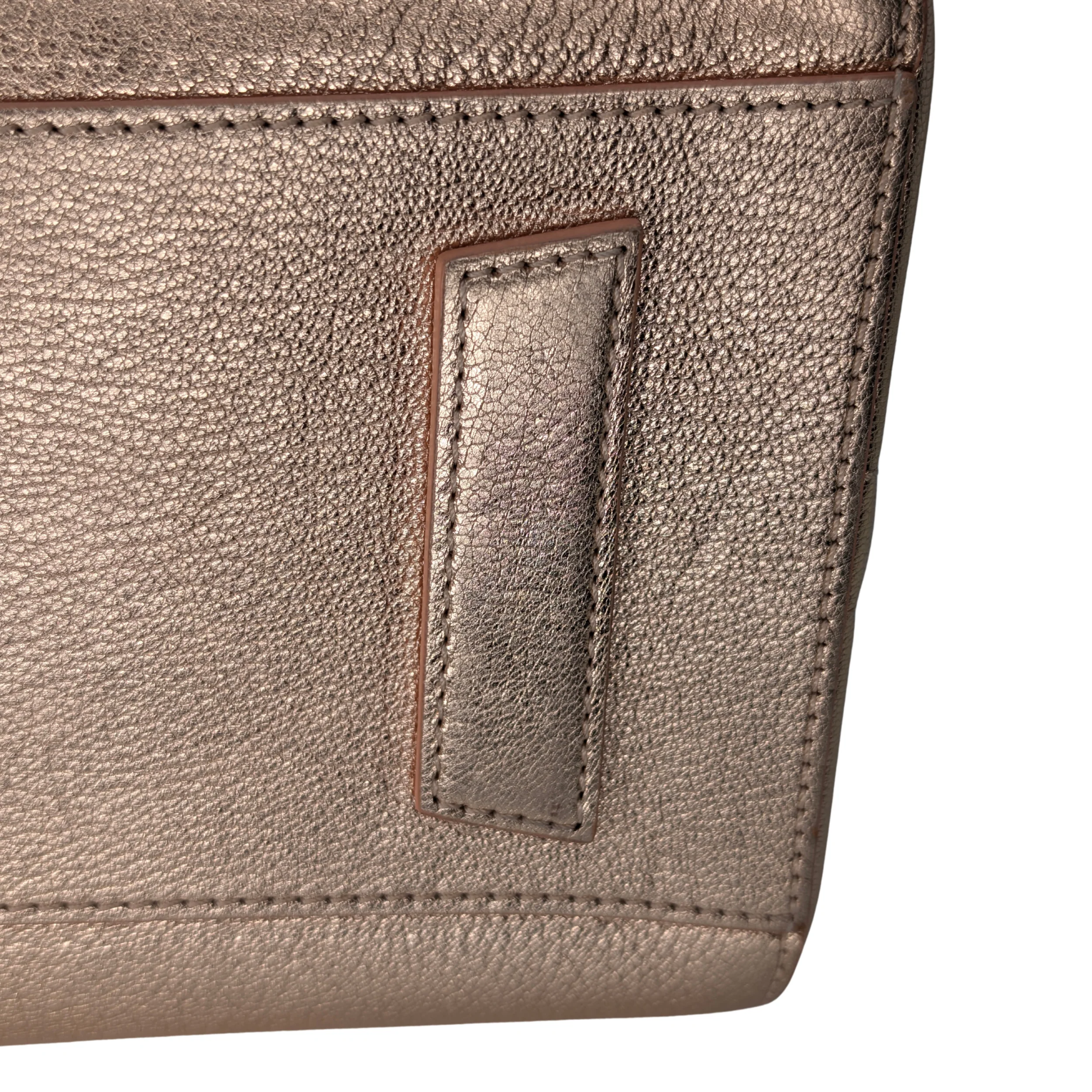 Givenchy Antigona Small Sugar Goatskin Metalic Pink Bag - Image 11