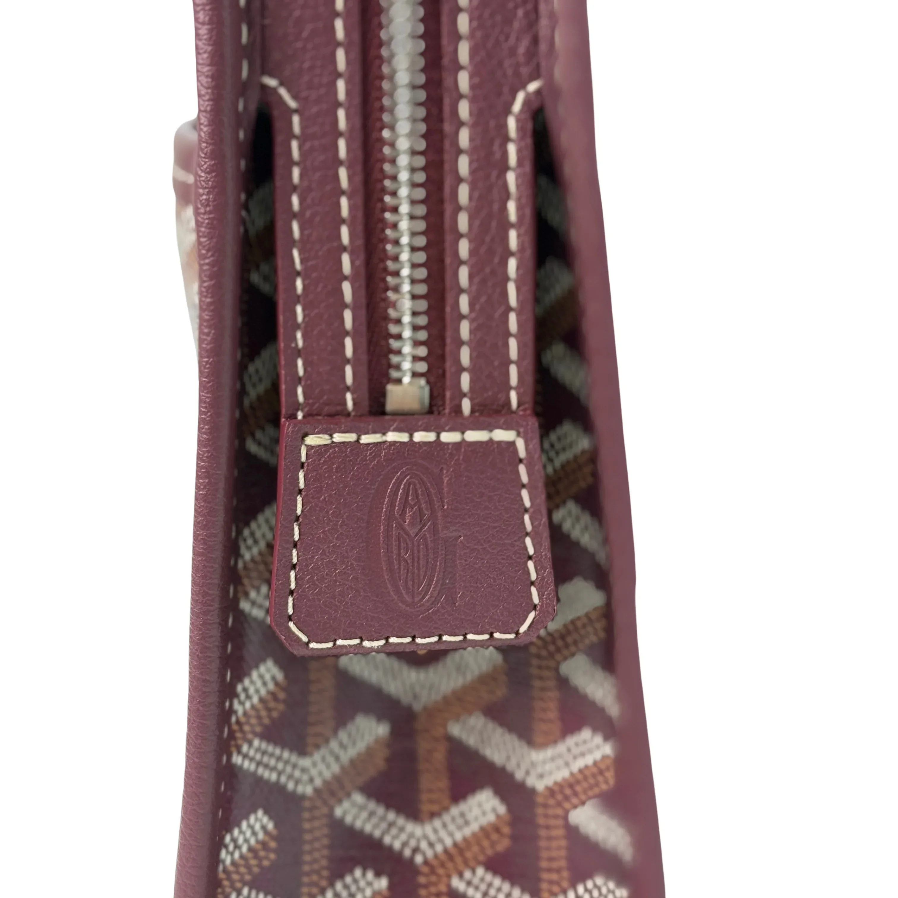 Goyard Burgundy Jouvence MM Toiletry Clutch Bag - Image 7