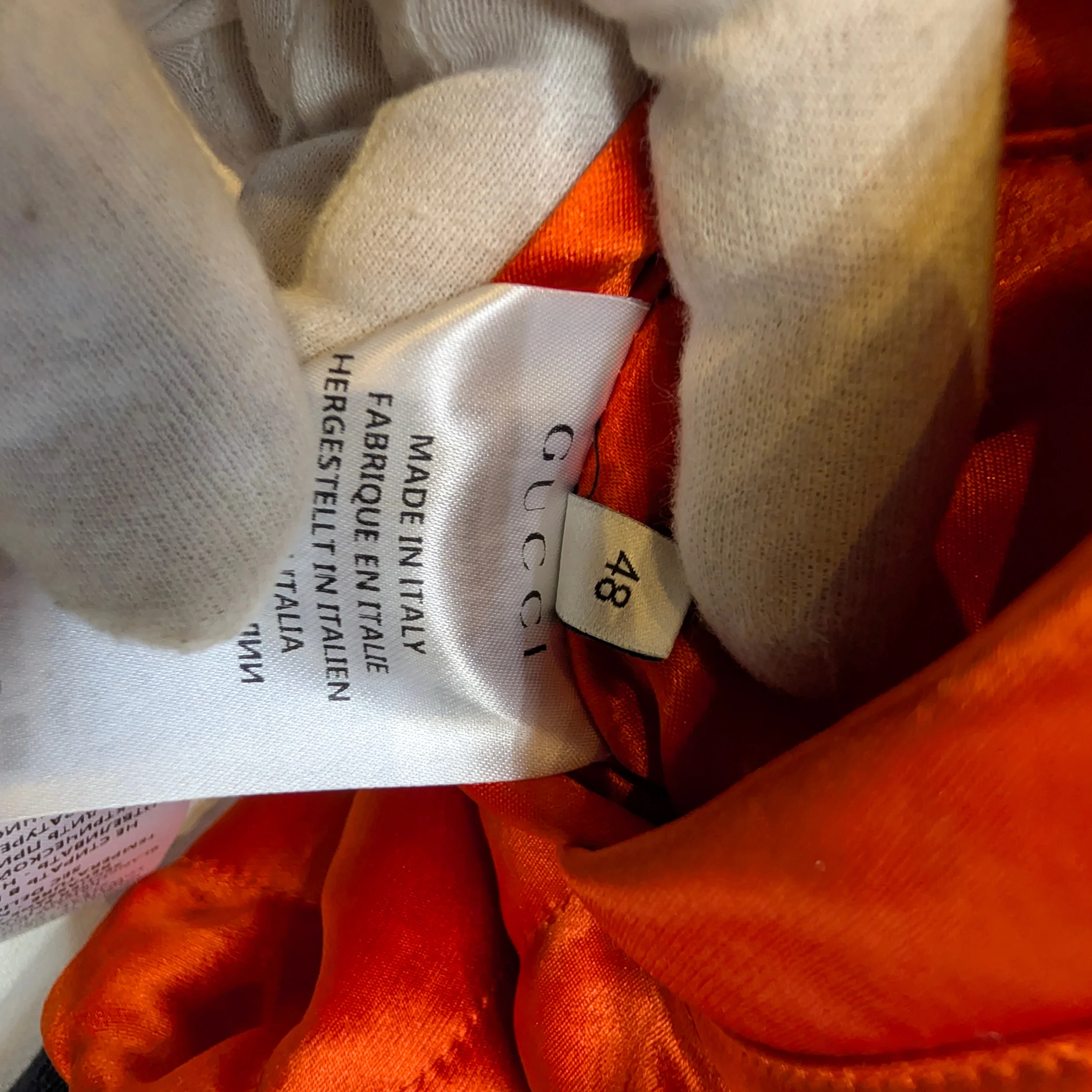 Gucci Reversible Varsity Bomber Jacket M 48 - Image 17
