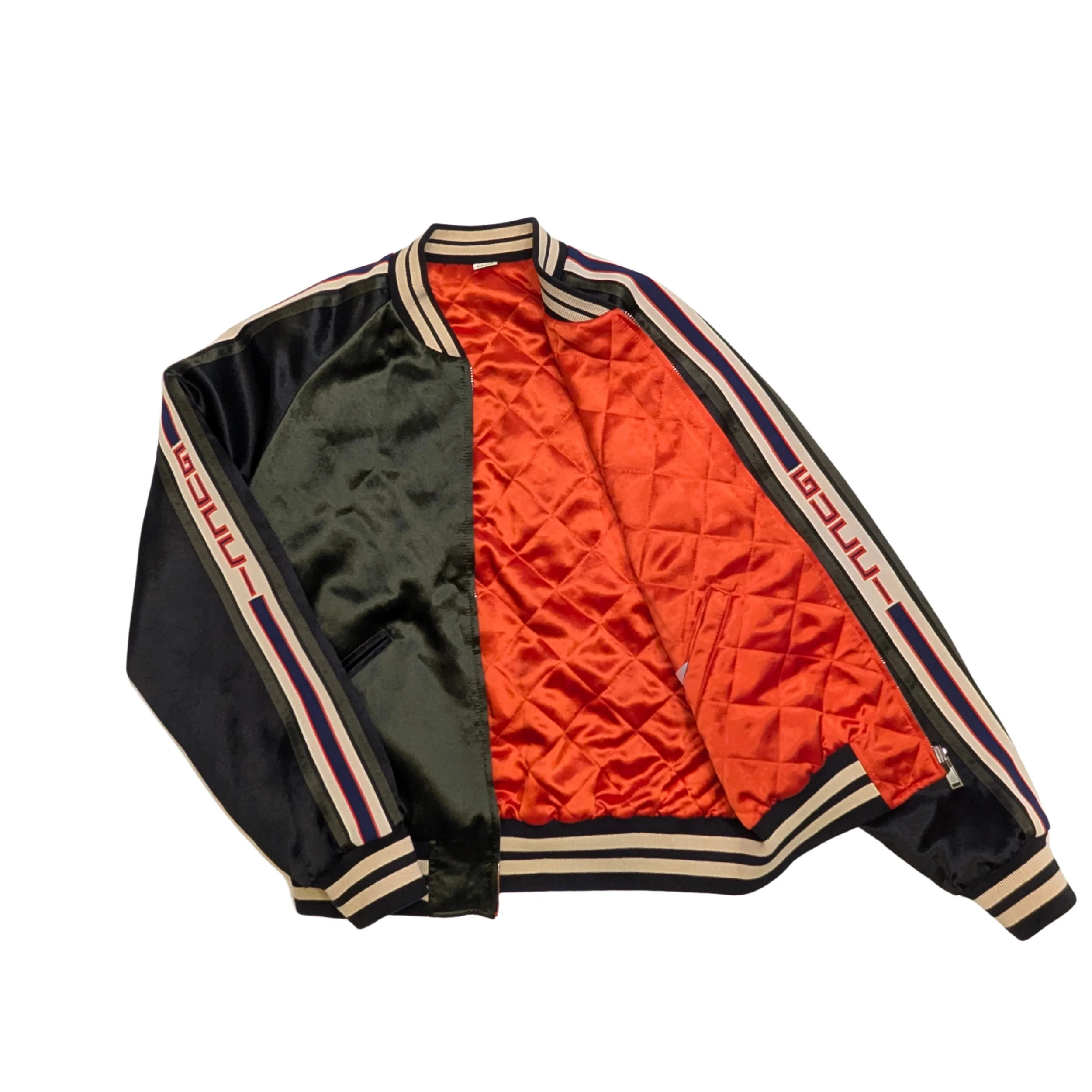 Gucci Reversible Varsity Bomber Jacket M 48 - Image 3